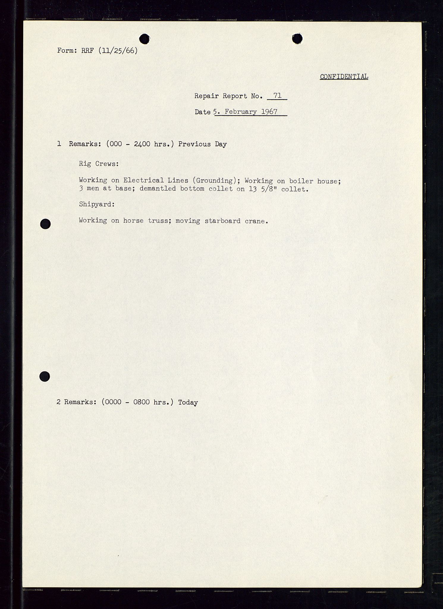 Pa 1512 - Esso Exploration and Production Norway Inc., AV/SAST-A-101917/E/Ea/L0012: Well 25/11-1 og Well 25/10-3, 1966-1967, s. 22