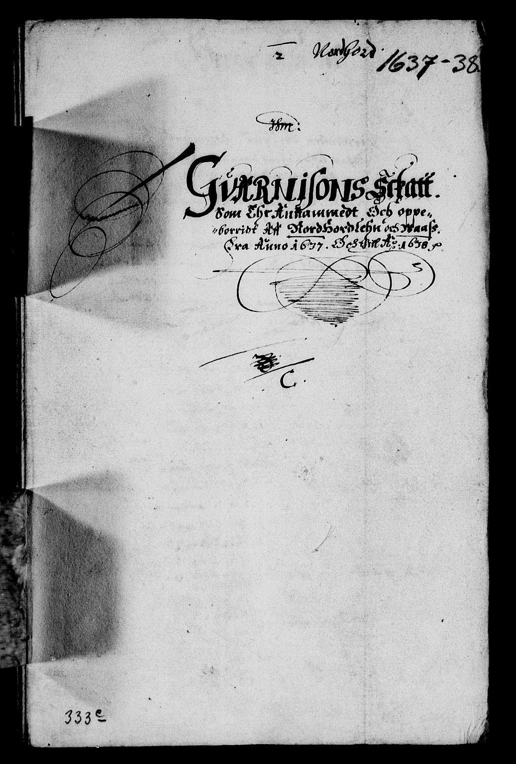 Rentekammeret inntil 1814, Reviderte regnskaper, Lensregnskaper, RA/EA-5023/R/Rb/Rbt/L0080: Bergenhus len, 1637-1638