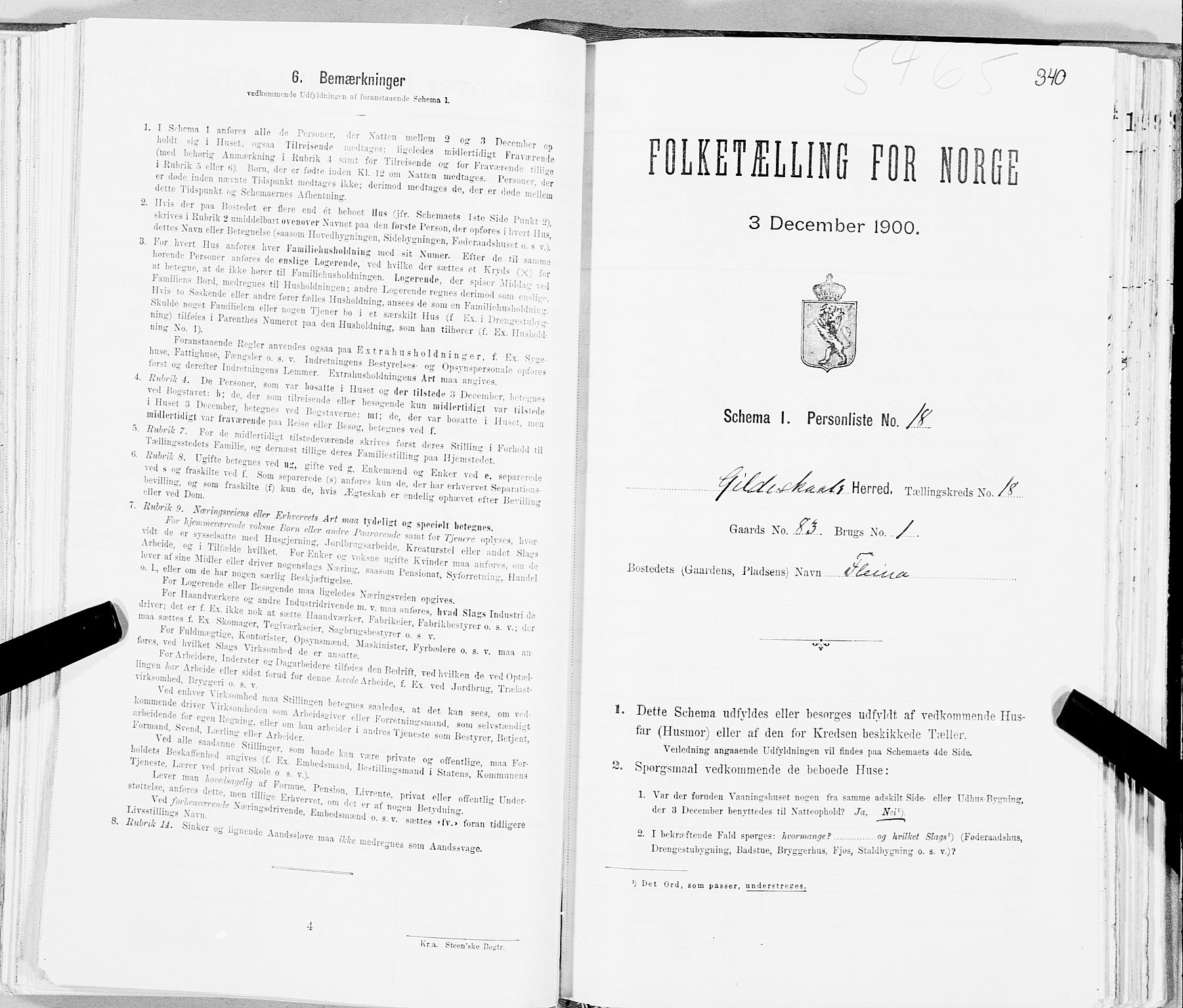 SAT, Folketelling 1900 for 1838 Gildeskål herred, 1900, s. 1850