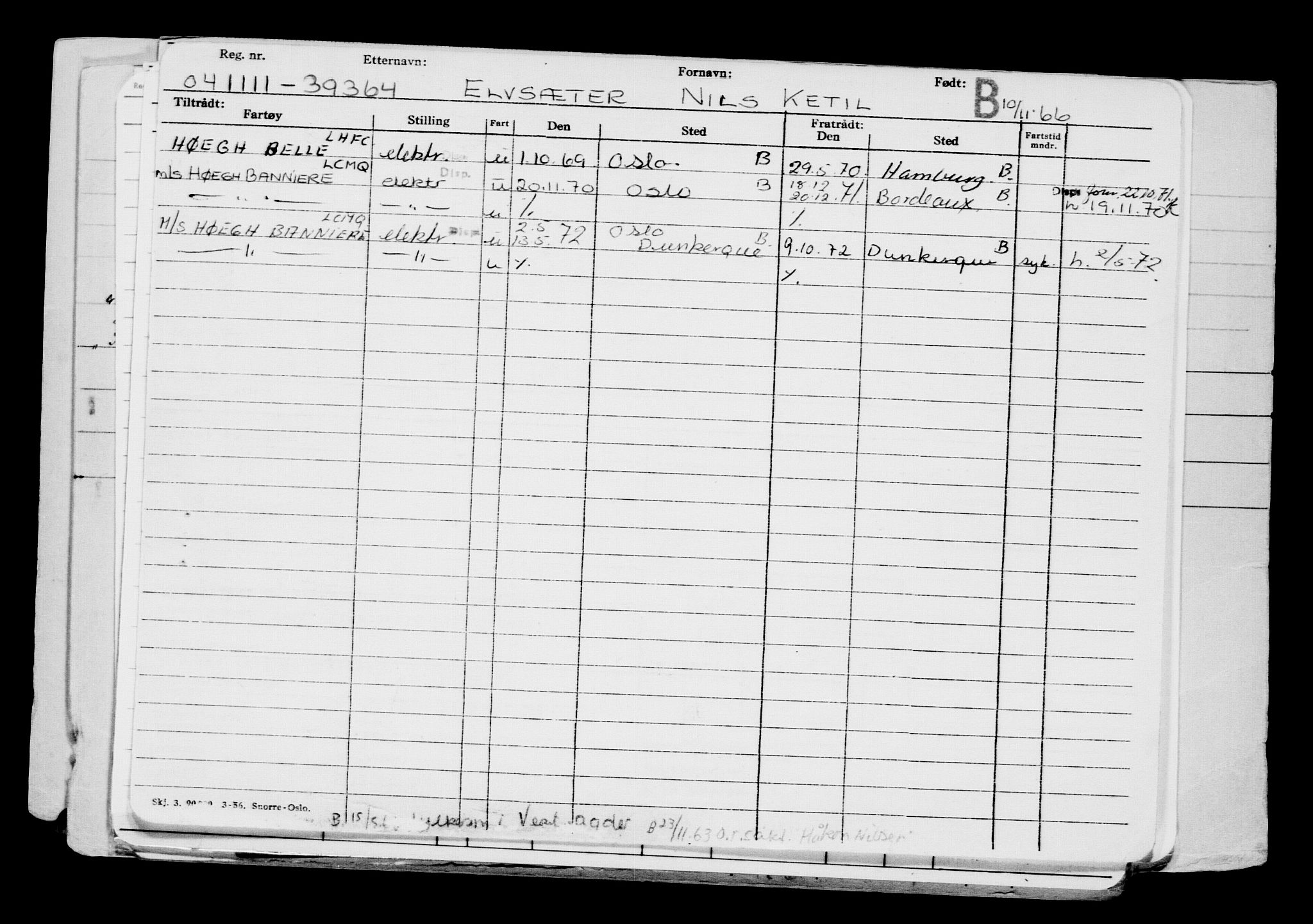 Direktoratet for sjømenn, AV/RA-S-3545/G/Gb/L0101: Hovedkort, 1911, s. 46