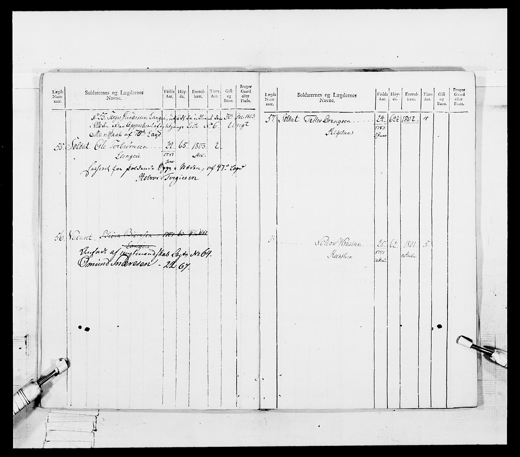 Generalitets- og kommissariatskollegiet, Det kongelige norske kommissariatskollegium, AV/RA-EA-5420/E/Eh/L0109: Vesterlenske nasjonale infanteriregiment, 1806, s. 21