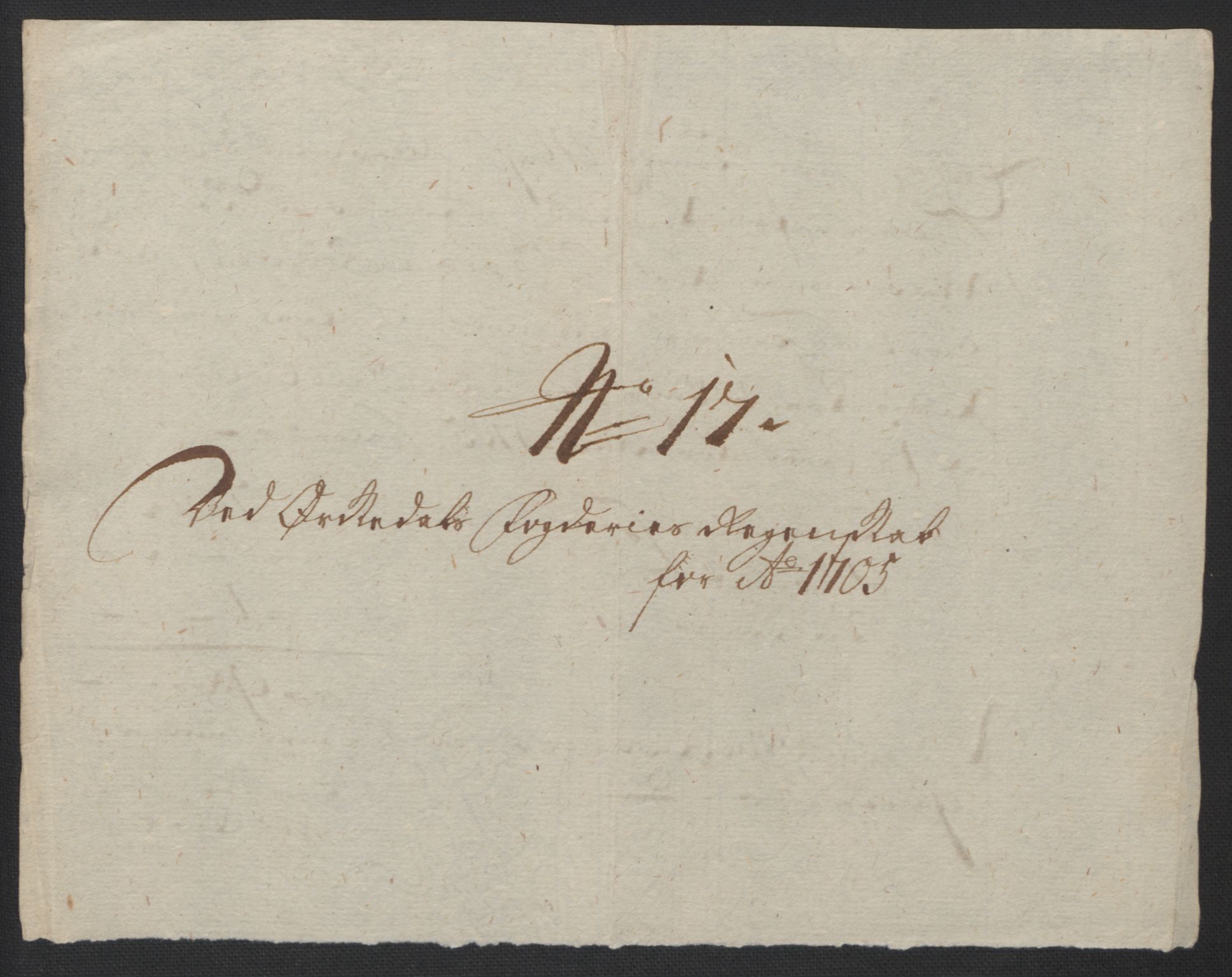 Rentekammeret inntil 1814, Reviderte regnskaper, Fogderegnskap, RA/EA-4092/R60/L3955: Fogderegnskap Orkdal og Gauldal, 1705, s. 199