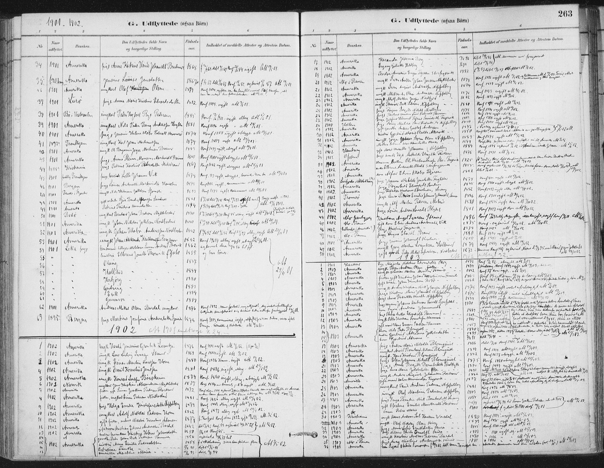 Ministerialprotokoller, klokkerbøker og fødselsregistre - Nordland, SAT/A-1459/838/L0553: Ministerialbok nr. 838A11, 1880-1910, s. 263