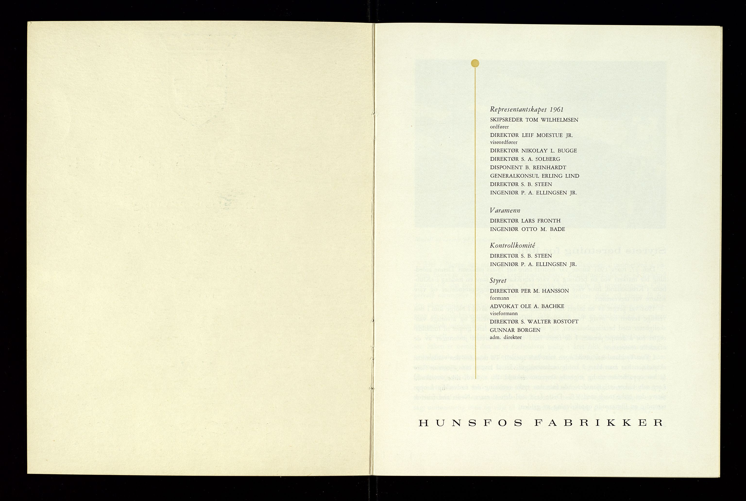 Hunsfos fabrikker, AV/SAK-D/1440/01/L0001/0003: Vedtekter, anmeldelser og årsberetninger / Årsberetninger og regnskap, 1918-1989, s. 196