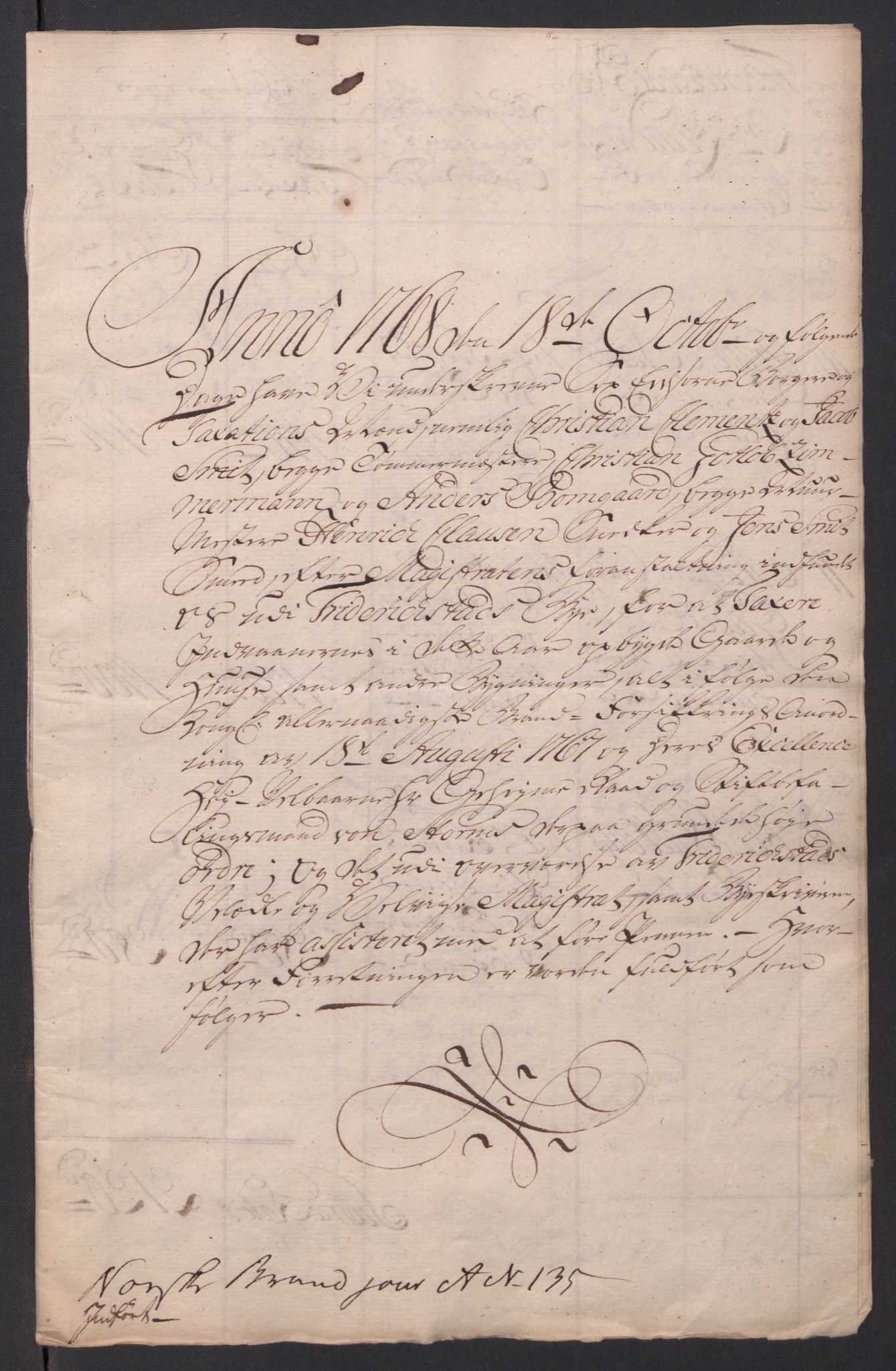 Kommersekollegiet, Brannforsikringskontoret 1767-1814, RA/EA-5458/F/Fa/L0026/0001: Fredrikstad / Branntakstprotokoll, 1767
