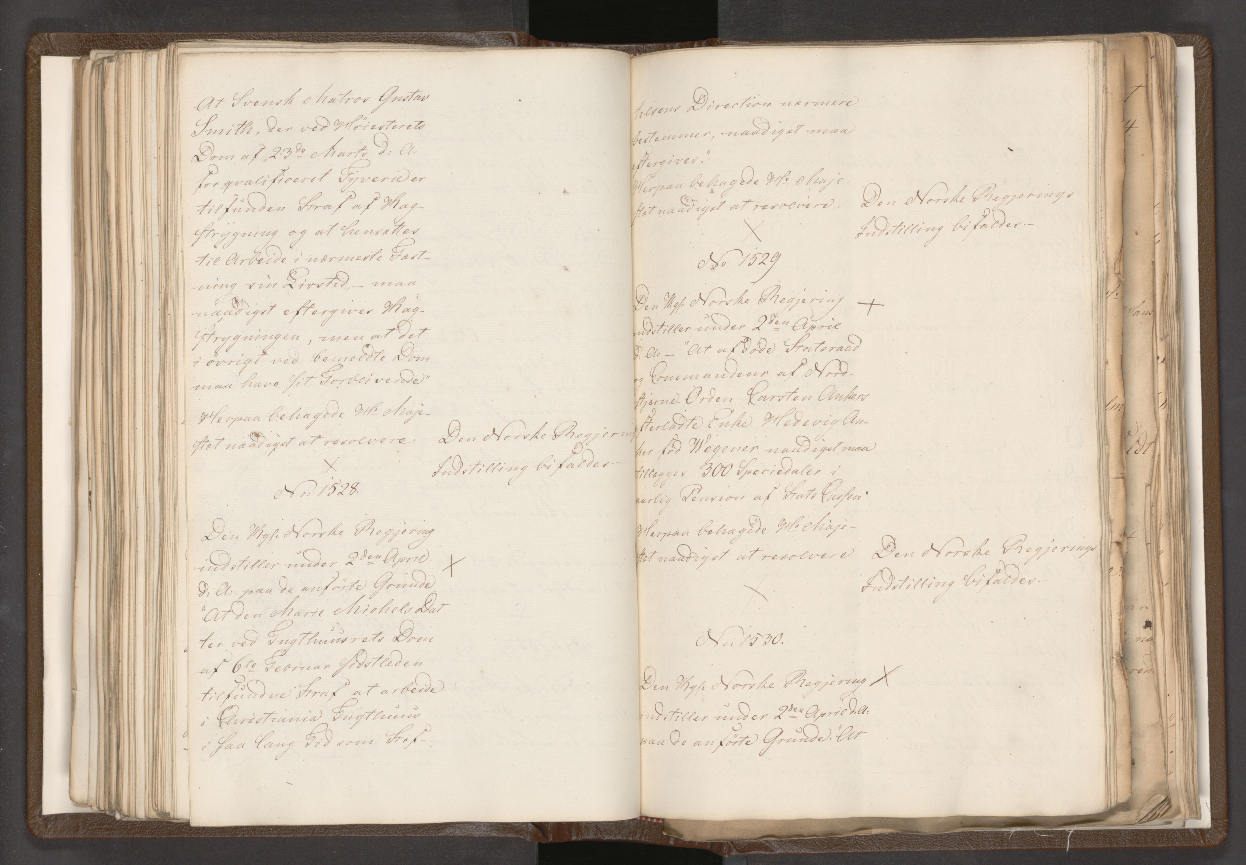 Statsrådssekretariatet, AV/RA-S-1001/A/Ab/L0018: Kgl. res. nr. 1112-1753, 1. halvår, 1824