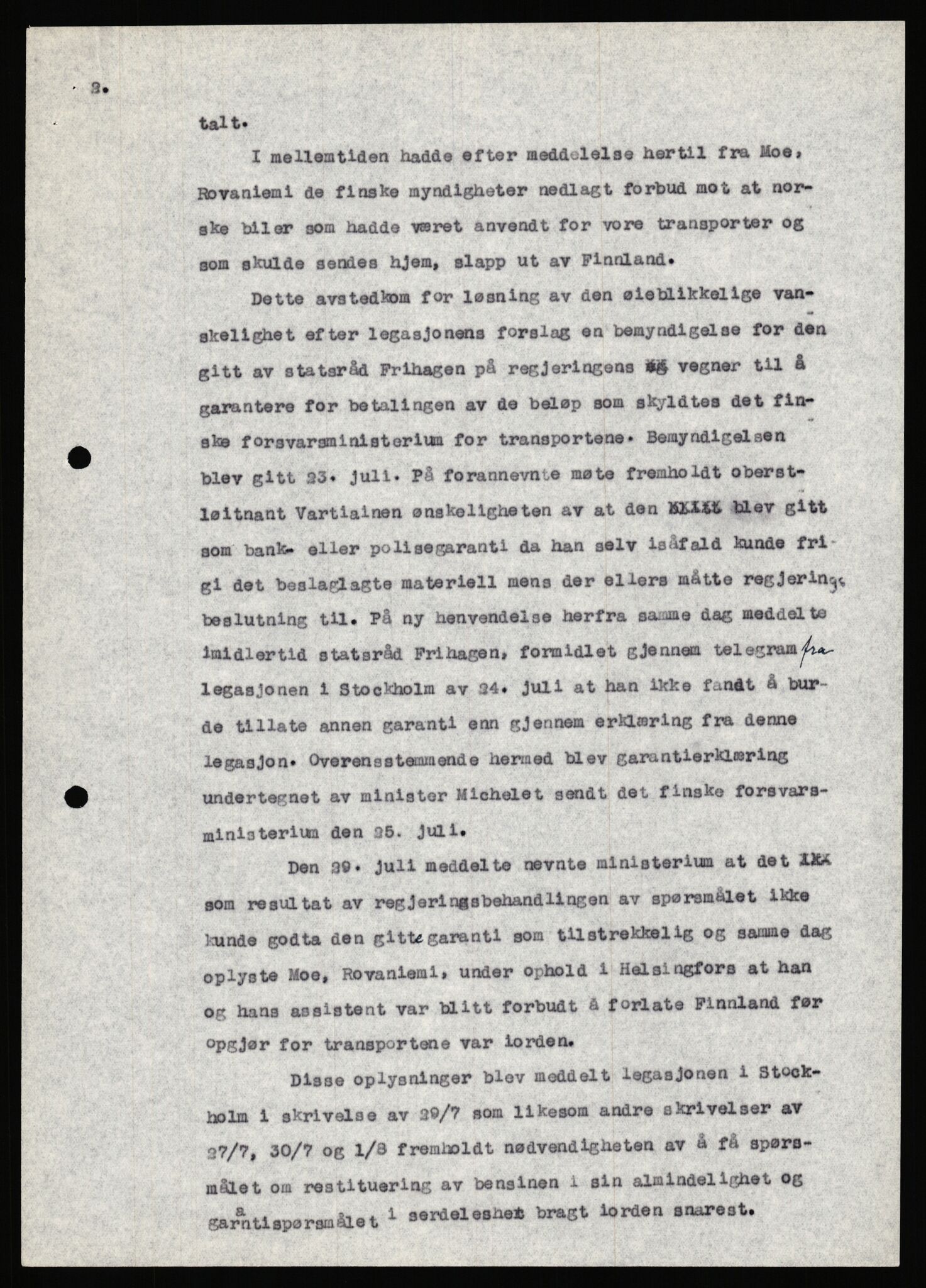Forsvaret, Forsvarets krigshistoriske avdeling, AV/RA-RAFA-2017/Y/Ya/L0006: II-C-11-11,2 - Utenriksdepartementet.  Legasjonen i Helsingfors., 1940-1946, s. 176