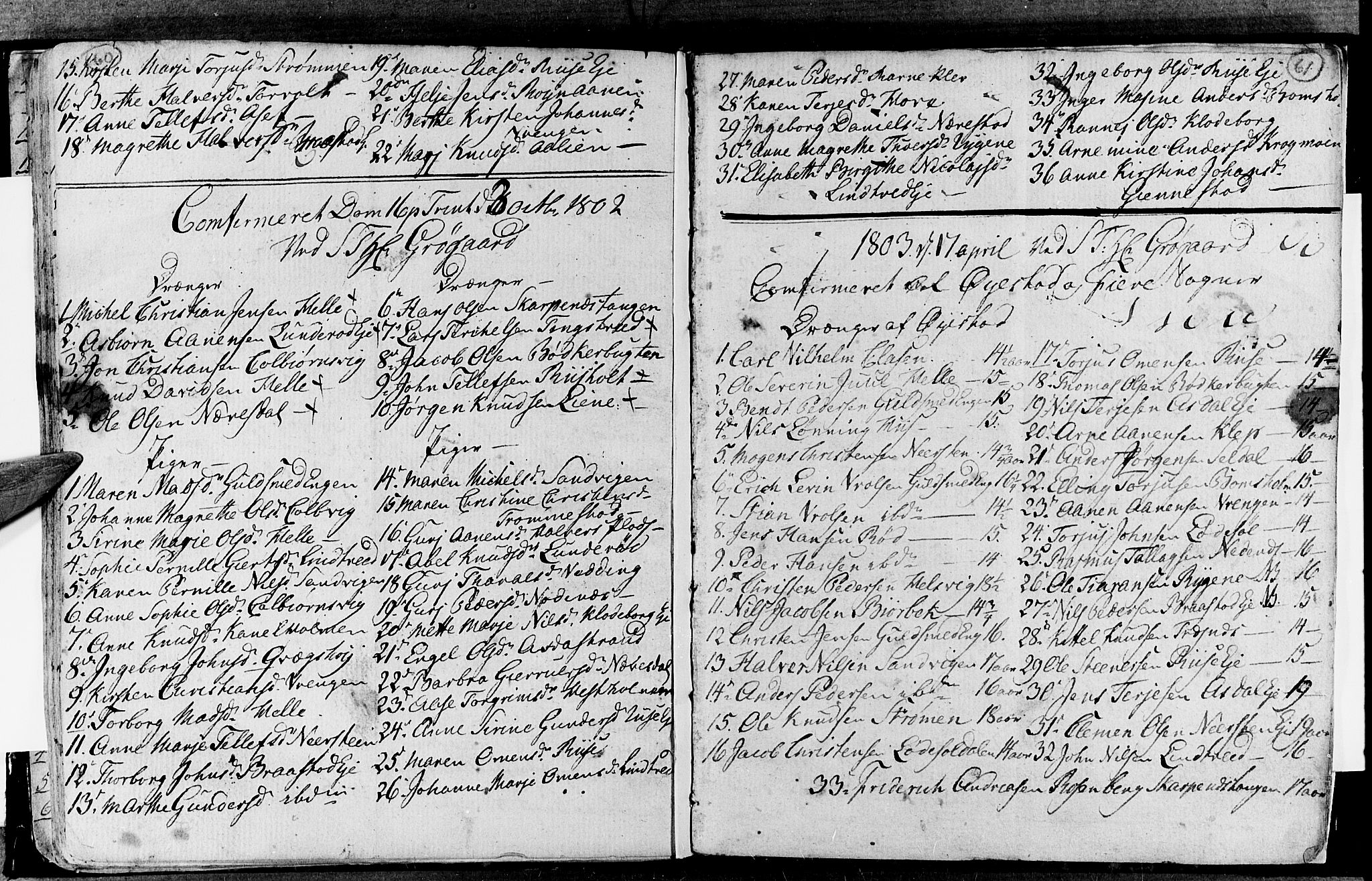 Øyestad sokneprestkontor, AV/SAK-1111-0049/F/Fa/L0010: Ministerialbok nr. A 10, 1774-1810, s. 60-61