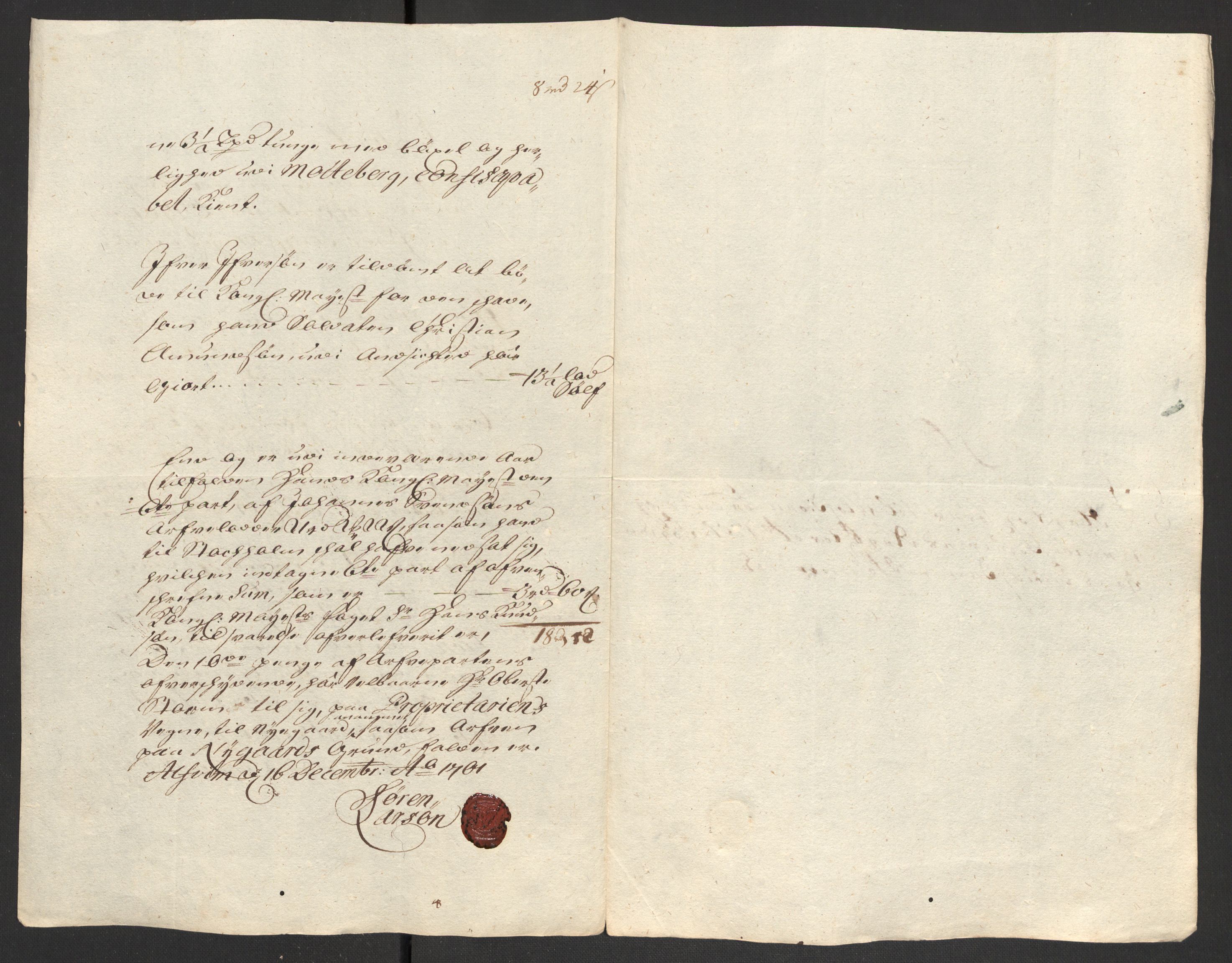 Rentekammeret inntil 1814, Reviderte regnskaper, Fogderegnskap, AV/RA-EA-4092/R04/L0130: Fogderegnskap Moss, Onsøy, Tune, Veme og Åbygge, 1701, s. 59
