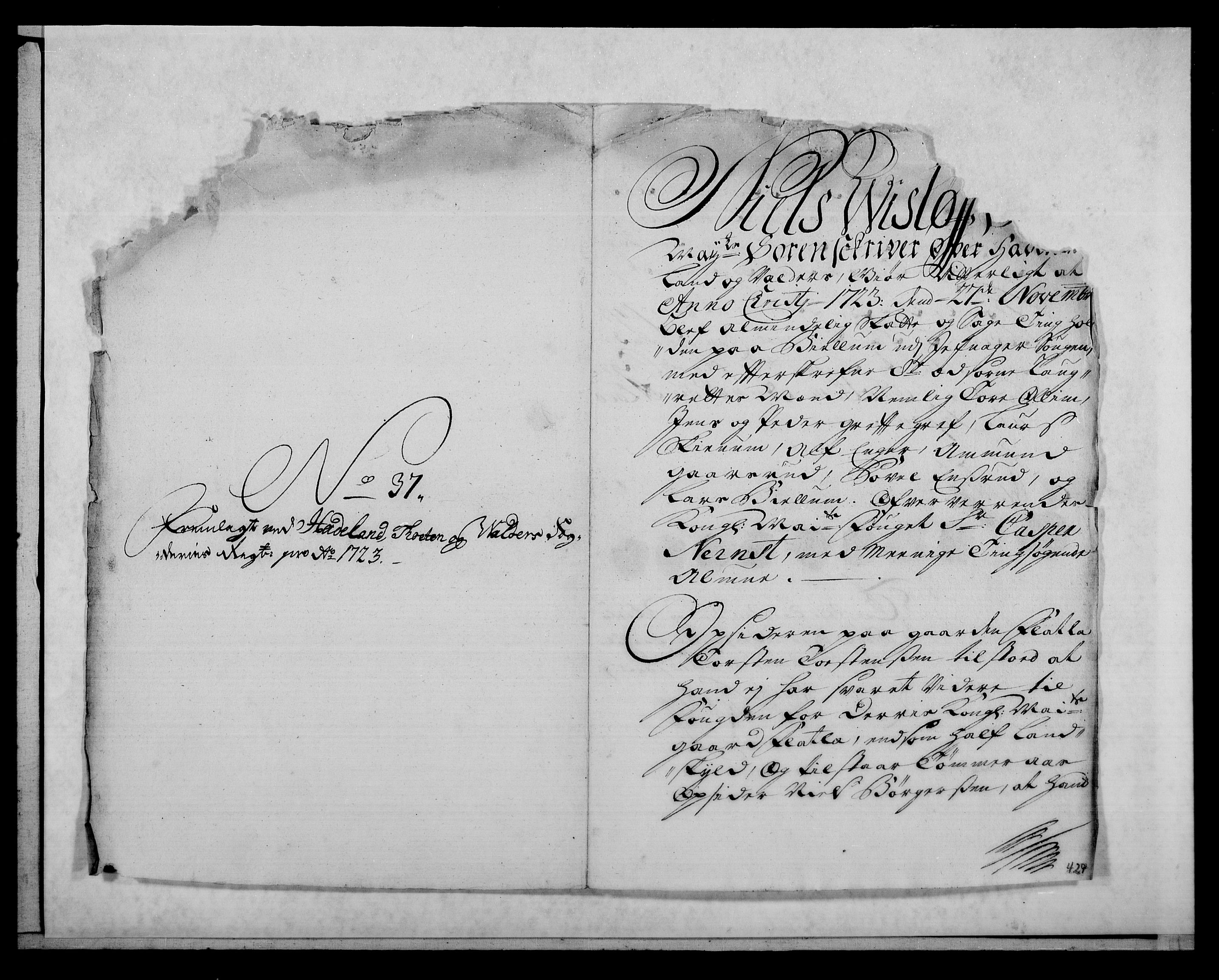 Rentekammeret inntil 1814, Reviderte regnskaper, Fogderegnskap, AV/RA-EA-4092/R18/L1328: Fogderegnskap Hadeland, Toten og Valdres, 1723, s. 366