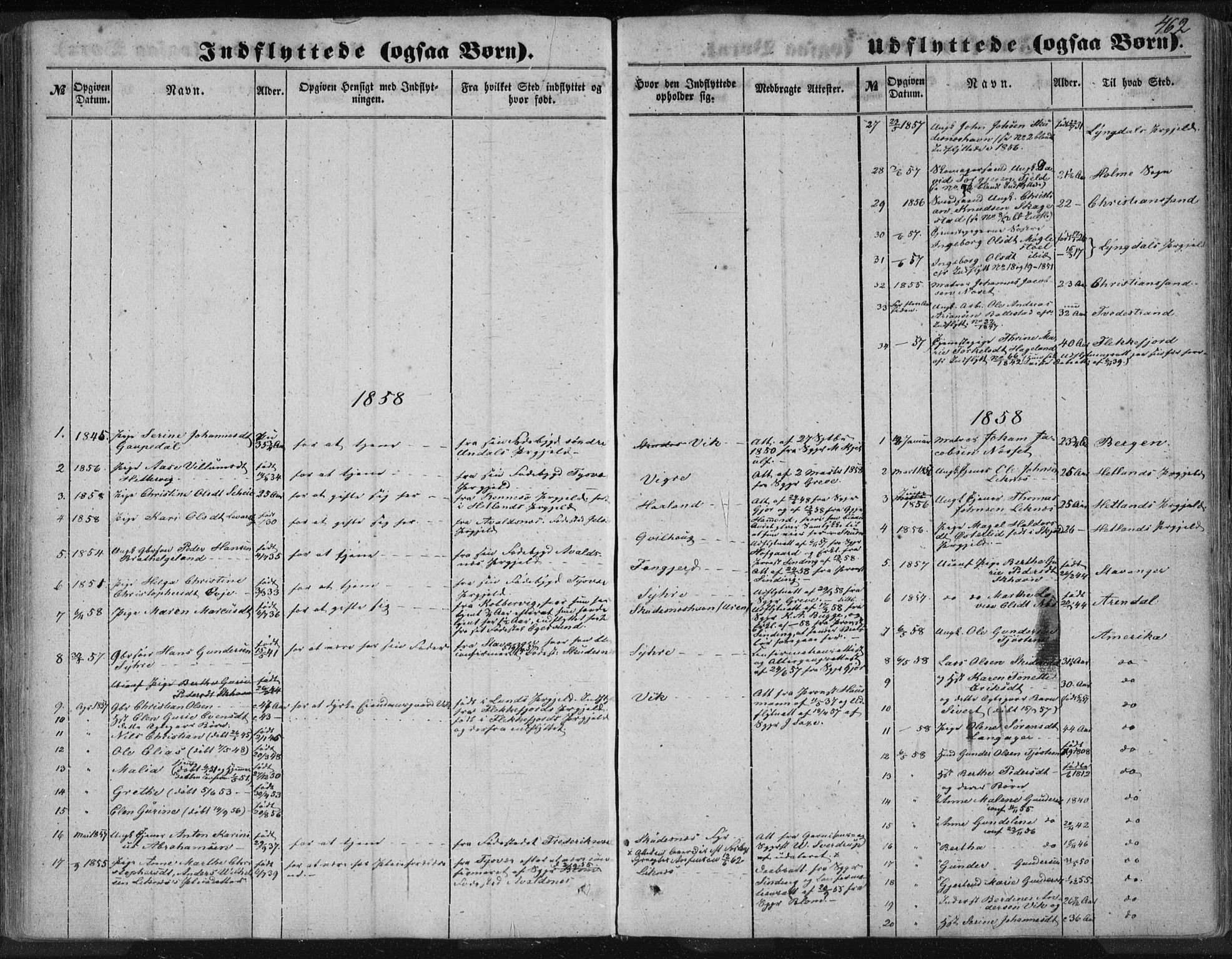 Skudenes sokneprestkontor, AV/SAST-A -101849/H/Ha/Haa/L0005: Ministerialbok nr. A 3.2, 1847-1863, s. 462