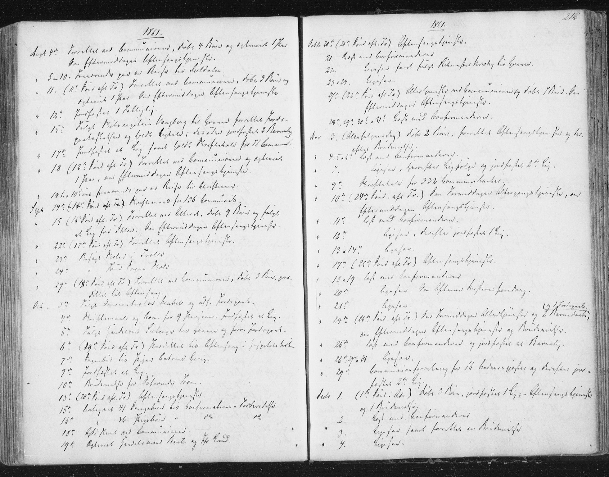 Ministerialprotokoller, klokkerbøker og fødselsregistre - Sør-Trøndelag, SAT/A-1456/602/L0127: Residerende kapellans bok nr. 602B01, 1821-1875, s. 216