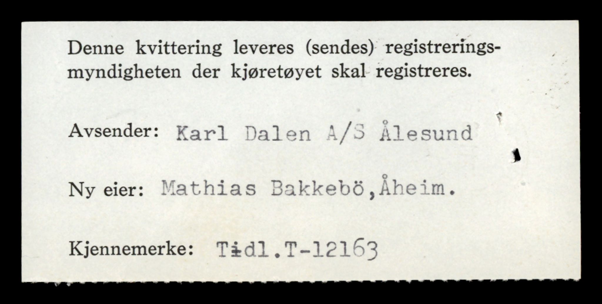 Møre og Romsdal vegkontor - Ålesund trafikkstasjon, AV/SAT-A-4099/F/Fe/L0036: Registreringskort for kjøretøy T 12831 - T 13030, 1927-1998, s. 2410