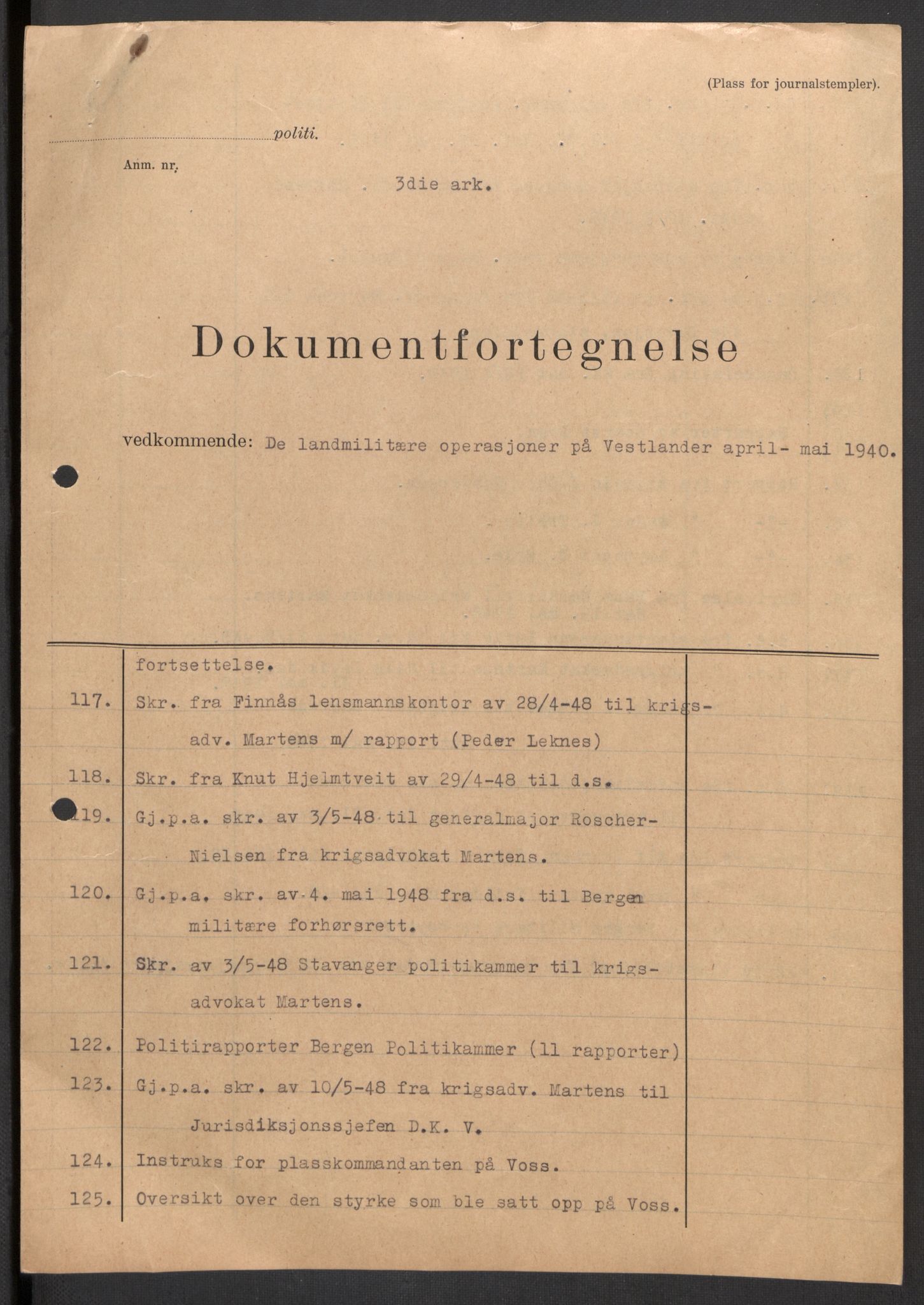 Forsvaret, Forsvarets krigshistoriske avdeling, AV/RA-RAFA-2017/Y/Yb/L0101: II-C-11-402  -  4. Divisjon., 1946-1948, s. 8