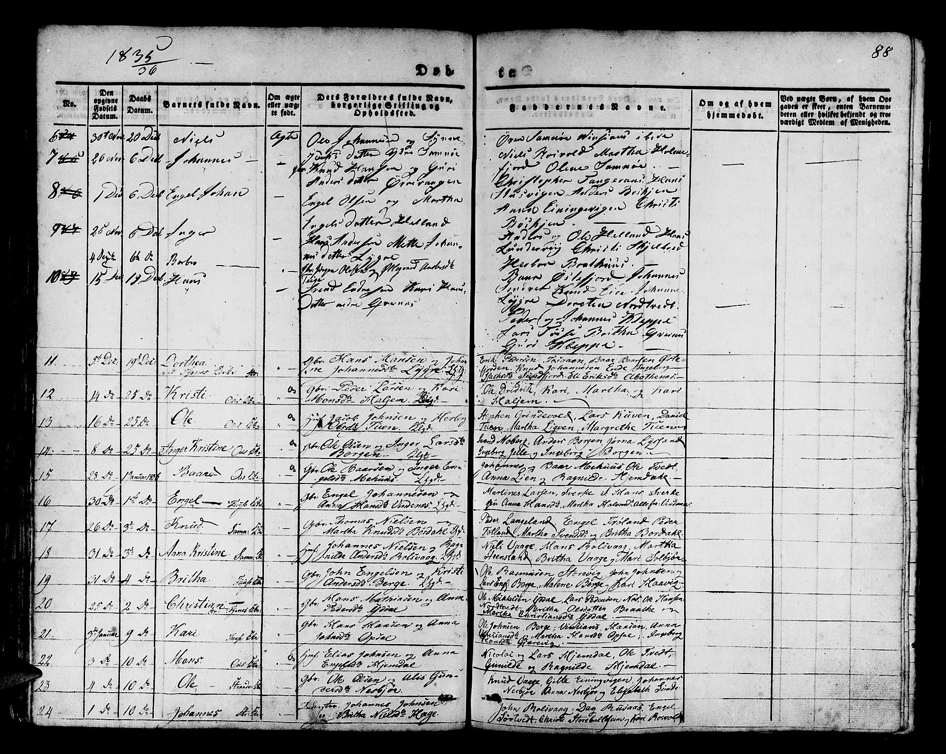 Os sokneprestembete, AV/SAB-A-99929: Ministerialbok nr. A 14, 1826-1839, s. 89