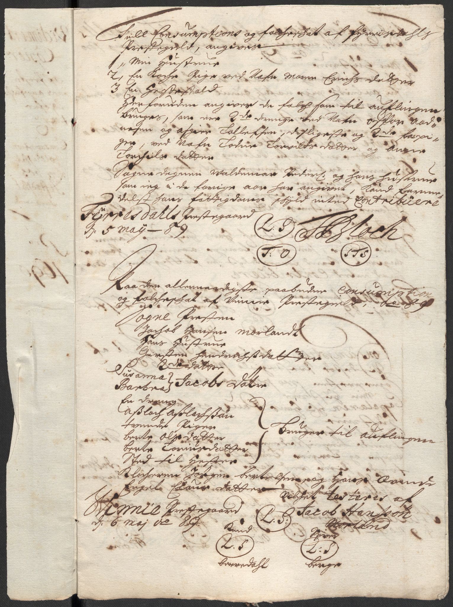 Rentekammeret inntil 1814, Reviderte regnskaper, Fogderegnskap, AV/RA-EA-4092/R35/L2088: Fogderegnskap Øvre og Nedre Telemark, 1687-1689, s. 58