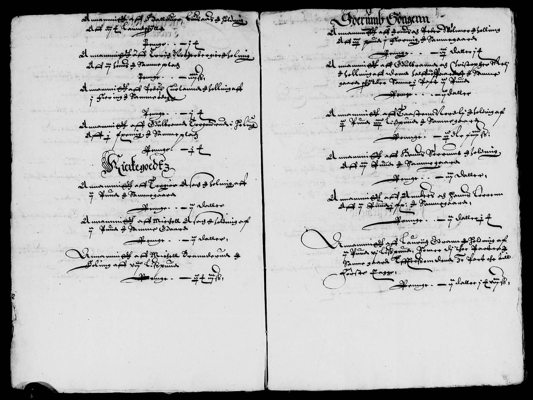 Rentekammeret inntil 1814, Reviderte regnskaper, Lensregnskaper, AV/RA-EA-5023/R/Rb/Rba/L0132: Akershus len, 1635-1638