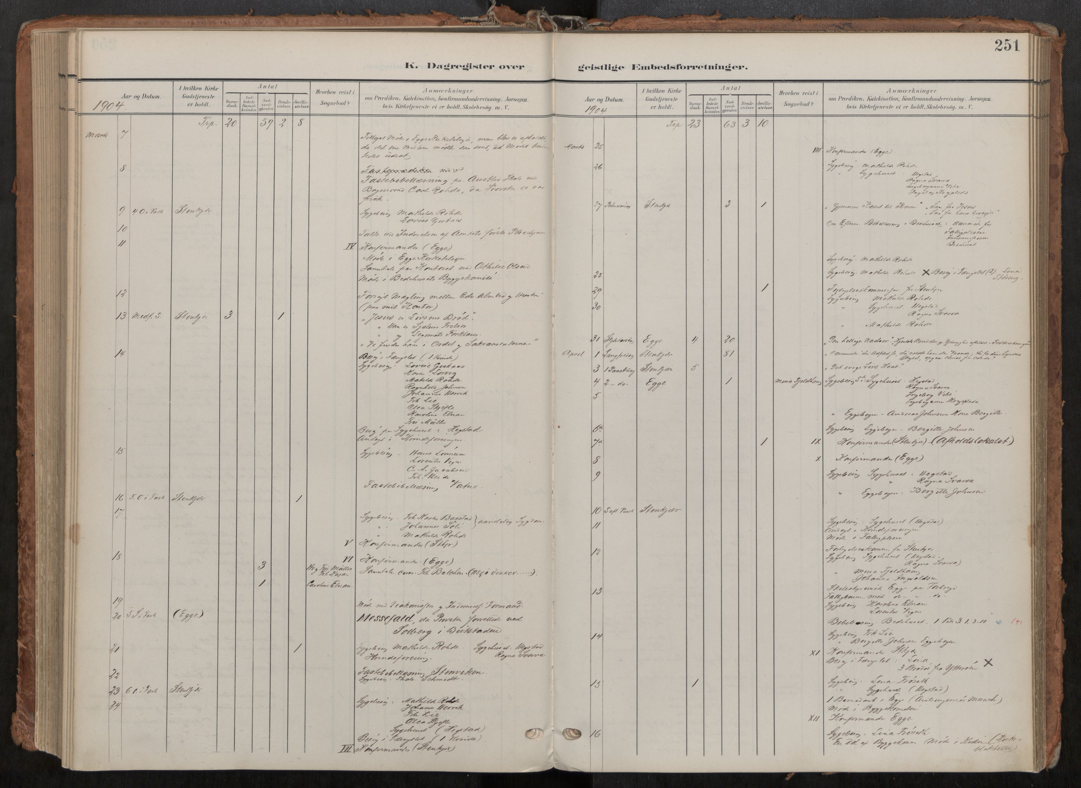 Steinkjer sokneprestkontor, AV/SAT-A-1541/01/H/Ha/Haa/L0001: Ministerialbok nr. 1, 1904-1912, s. 251