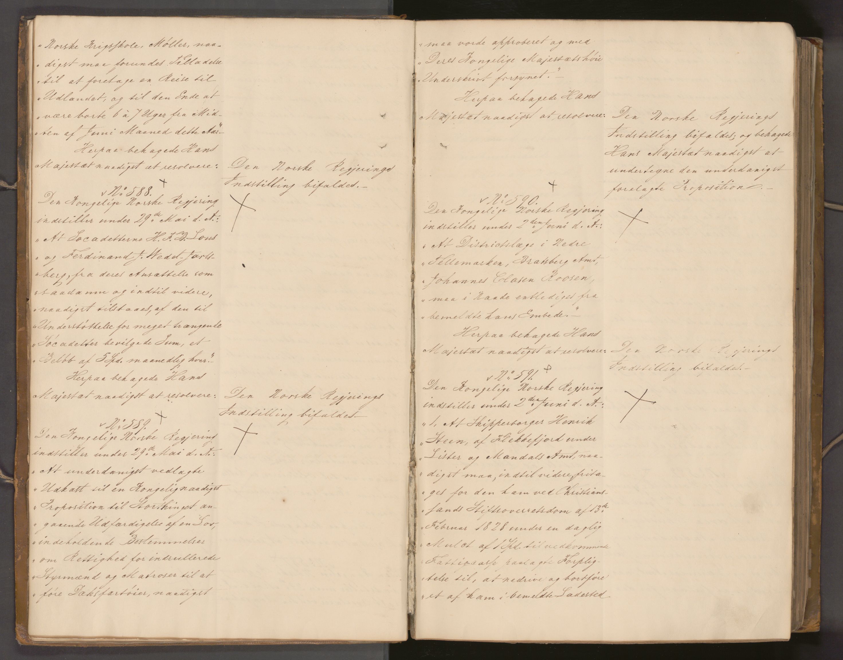 Statsrådssekretariatet, AV/RA-S-1001/A/Ab/L0041: Kgl. res. nr. 569-1292, 2. halvår, 1835