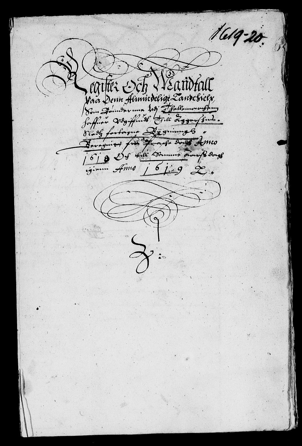 Rentekammeret inntil 1814, Reviderte regnskaper, Lensregnskaper, AV/RA-EA-5023/R/Rb/Rba/L0052: Akershus len, 1619-1620