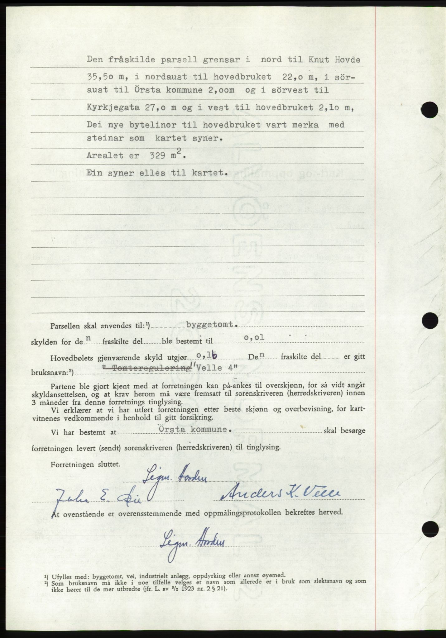 Søre Sunnmøre sorenskriveri, AV/SAT-A-4122/1/2/2C/L0105: Pantebok nr. 31A, 1956-1957, Dagboknr: 2836/1956