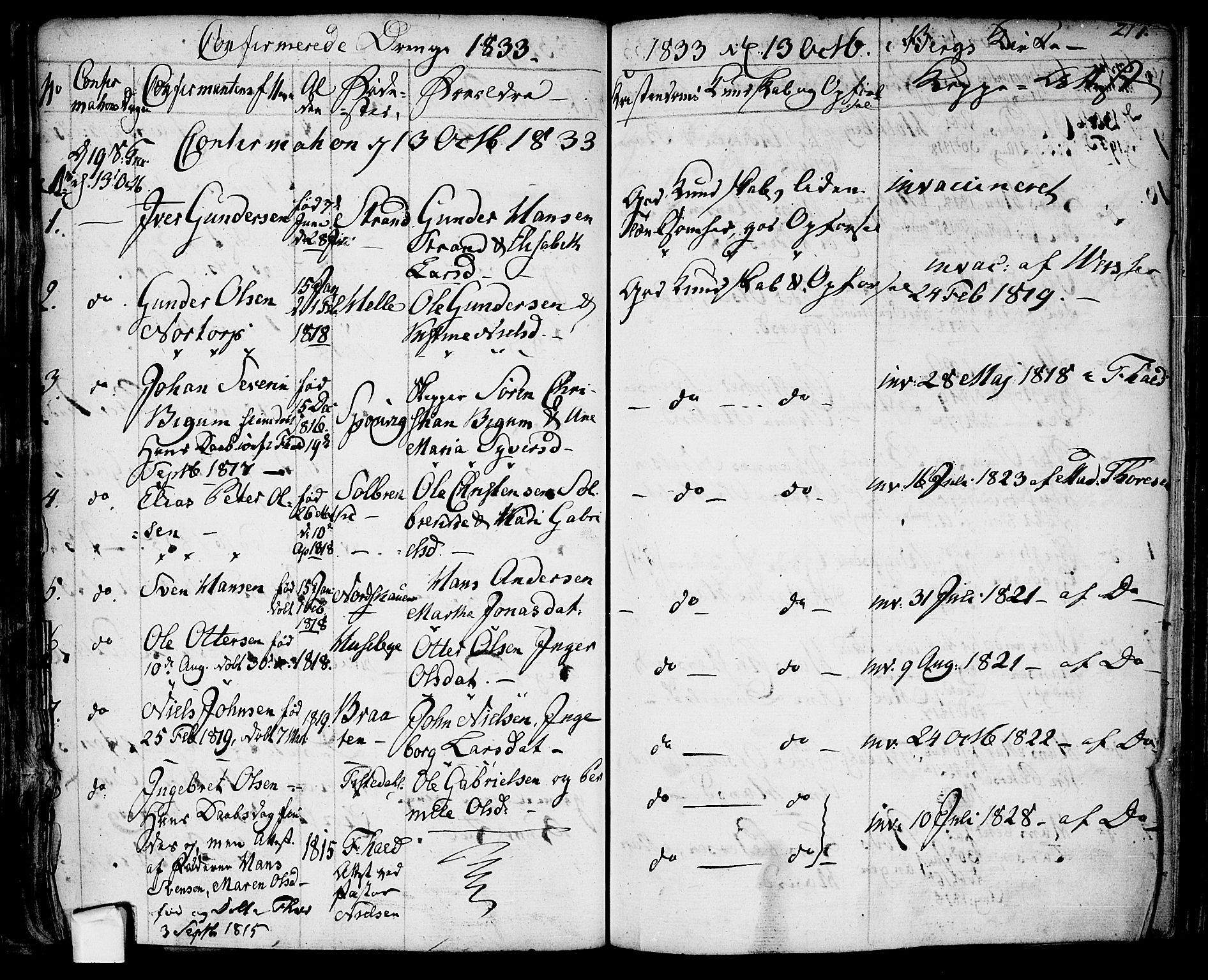 Berg prestekontor Kirkebøker, SAO/A-10902/F/Fa/L0003: Ministerialbok nr. I 3, 1832-1842, s. 217