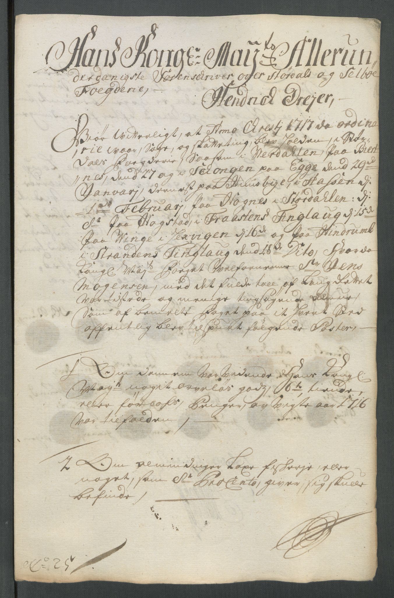 Rentekammeret inntil 1814, Reviderte regnskaper, Fogderegnskap, AV/RA-EA-4092/R62/L4206: Fogderegnskap Stjørdal og Verdal, 1716, s. 238