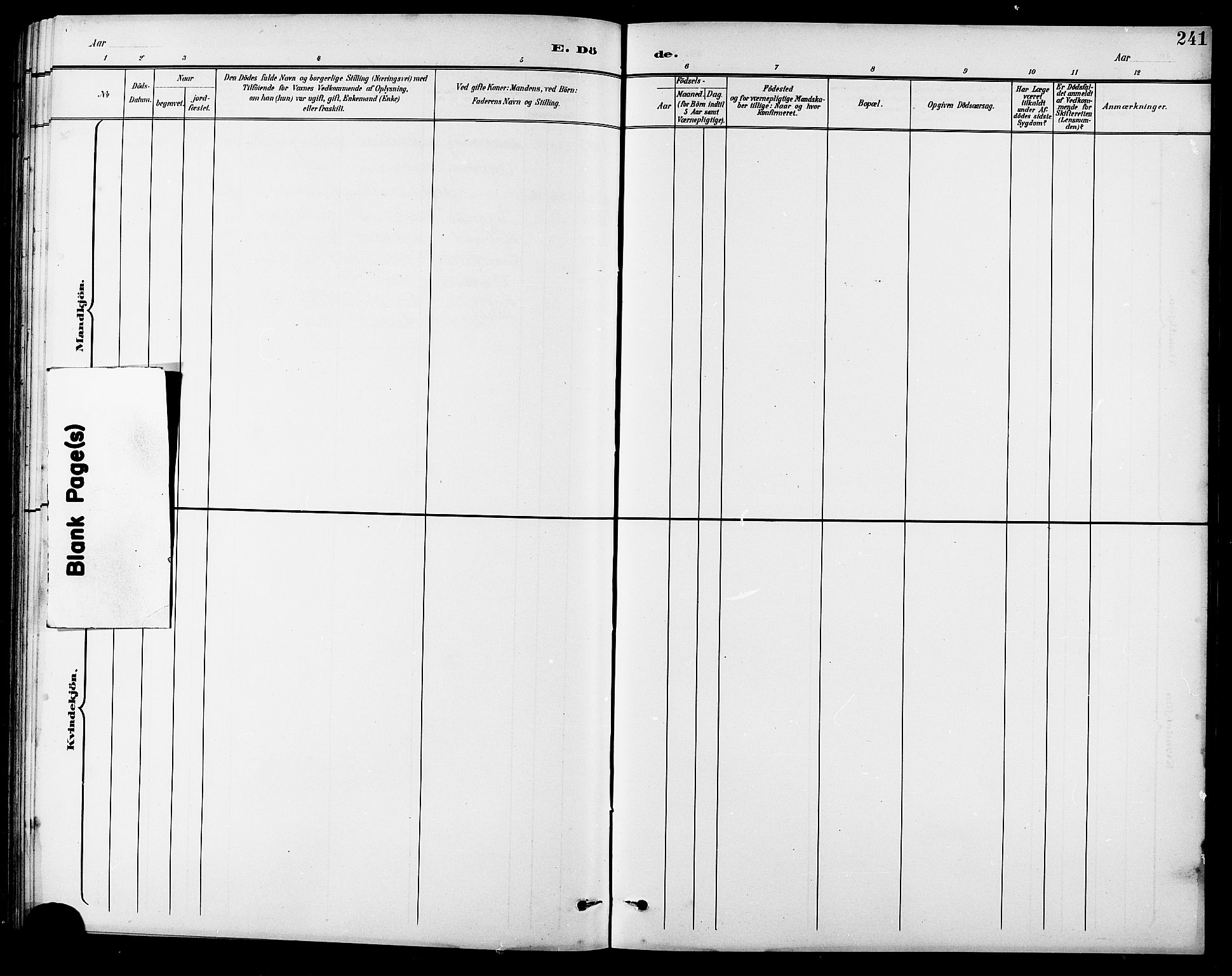 Ministerialprotokoller, klokkerbøker og fødselsregistre - Møre og Romsdal, SAT/A-1454/507/L0082: Klokkerbok nr. 507C05, 1896-1914, s. 241