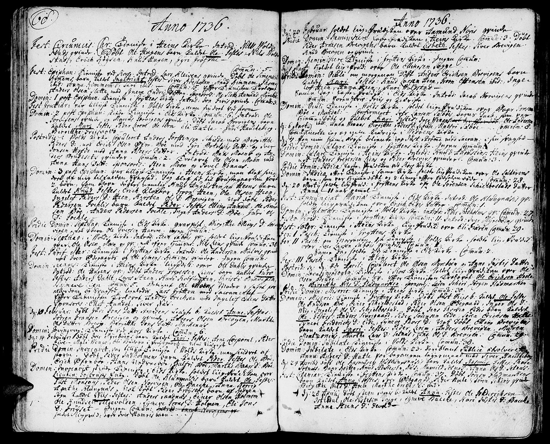 Ministerialprotokoller, klokkerbøker og fødselsregistre - Møre og Romsdal, AV/SAT-A-1454/544/L0568: Ministerialbok nr. 544A01, 1725-1763, s. 60-61