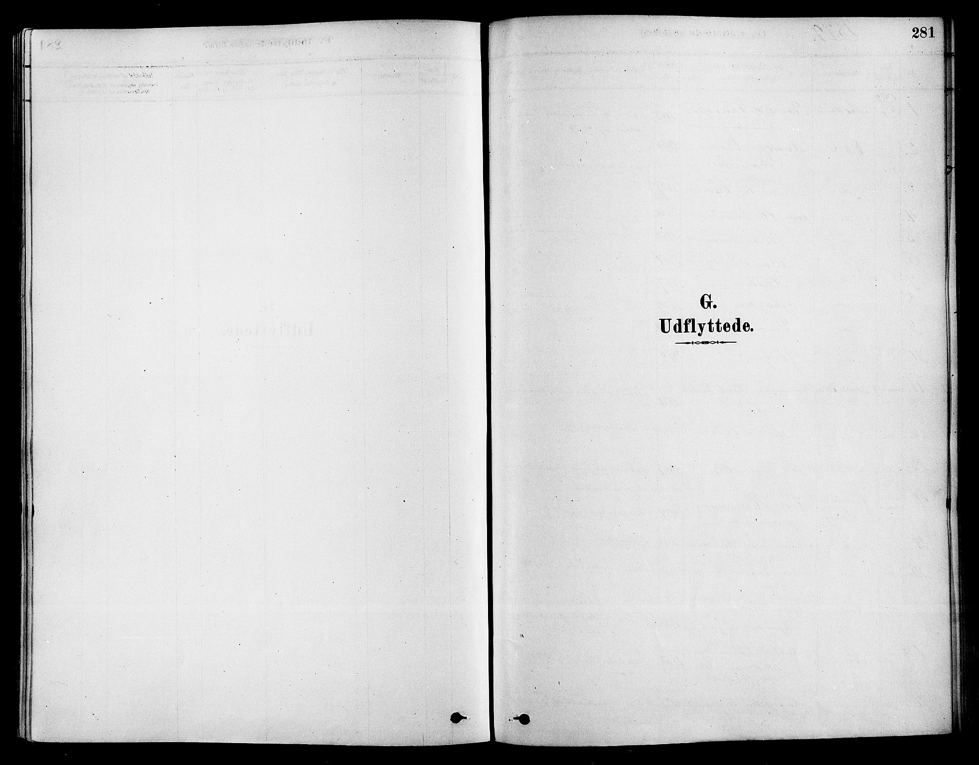 Sigdal kirkebøker, SAKO/A-245/F/Fa/L0011: Ministerialbok nr. I 11, 1879-1887, s. 281