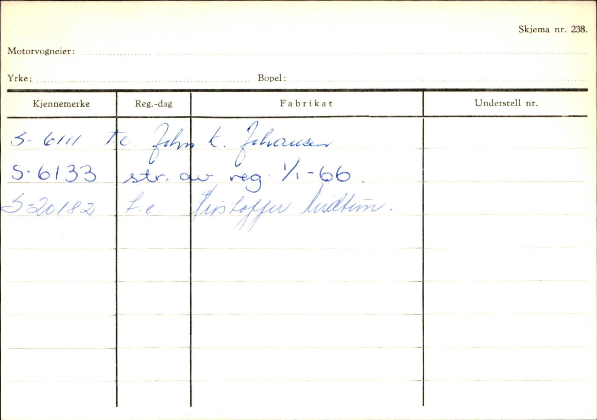 Statens vegvesen, Sogn og Fjordane vegkontor, SAB/A-5301/4/F/L0144: Registerkort Vågsøy A-R, 1945-1975, s. 2099