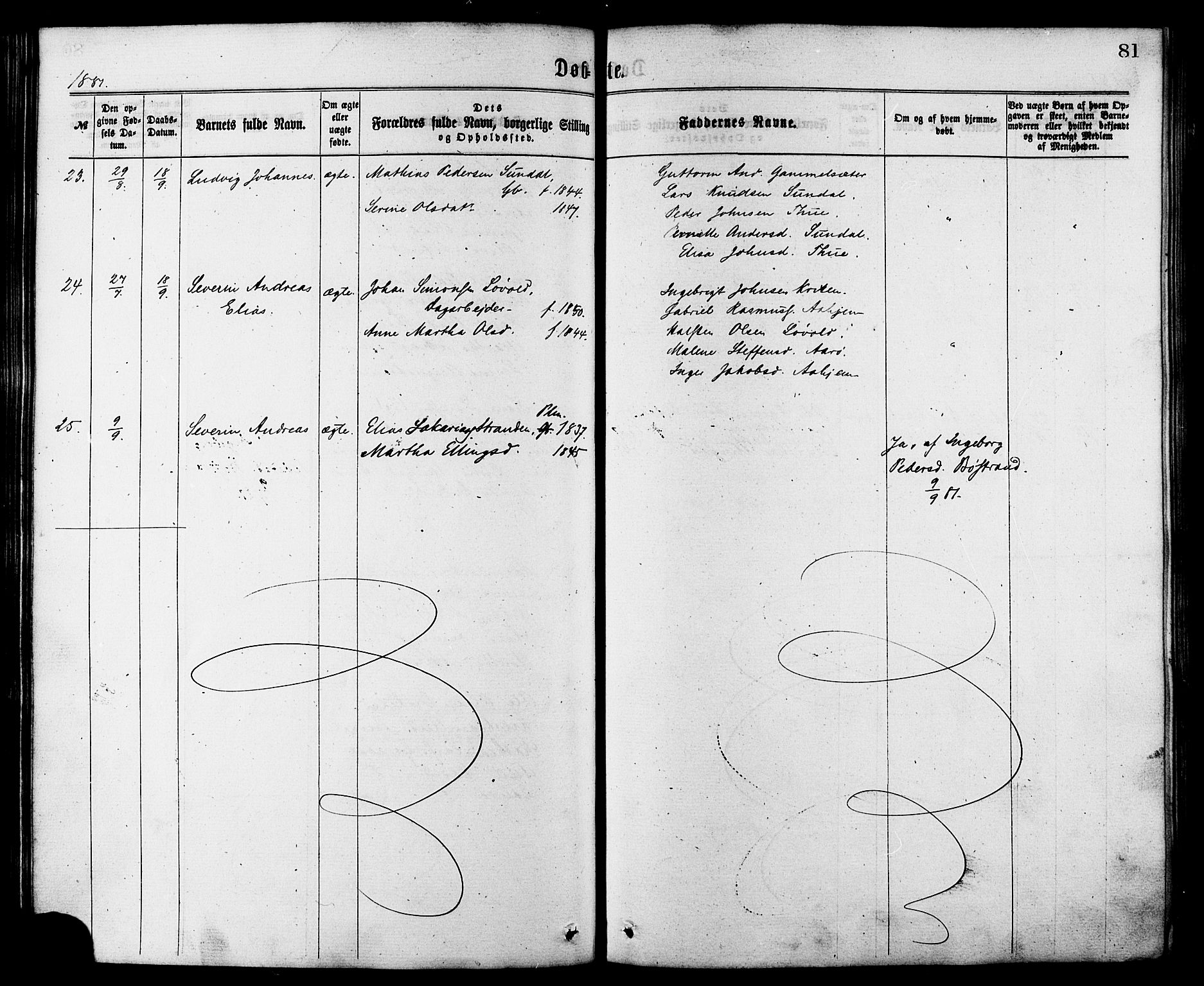 Ministerialprotokoller, klokkerbøker og fødselsregistre - Møre og Romsdal, AV/SAT-A-1454/501/L0007: Ministerialbok nr. 501A07, 1868-1884, s. 81
