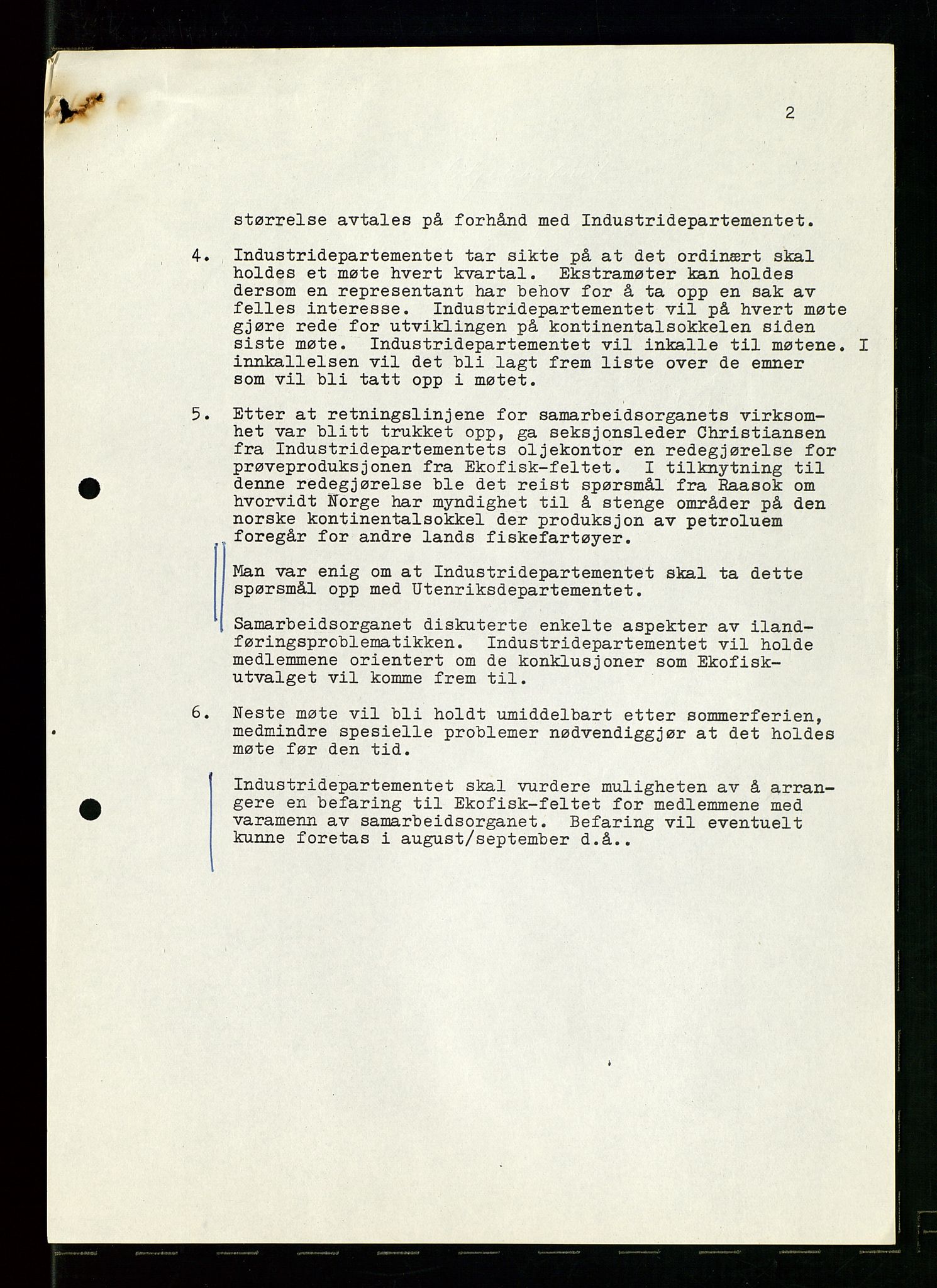 Industridepartementet, Oljekontoret, AV/SAST-A-101348/Dc/L0003: Ekofisk prosjekt, utbygging av Ekofiskfeltet, diverse, 1970-1972