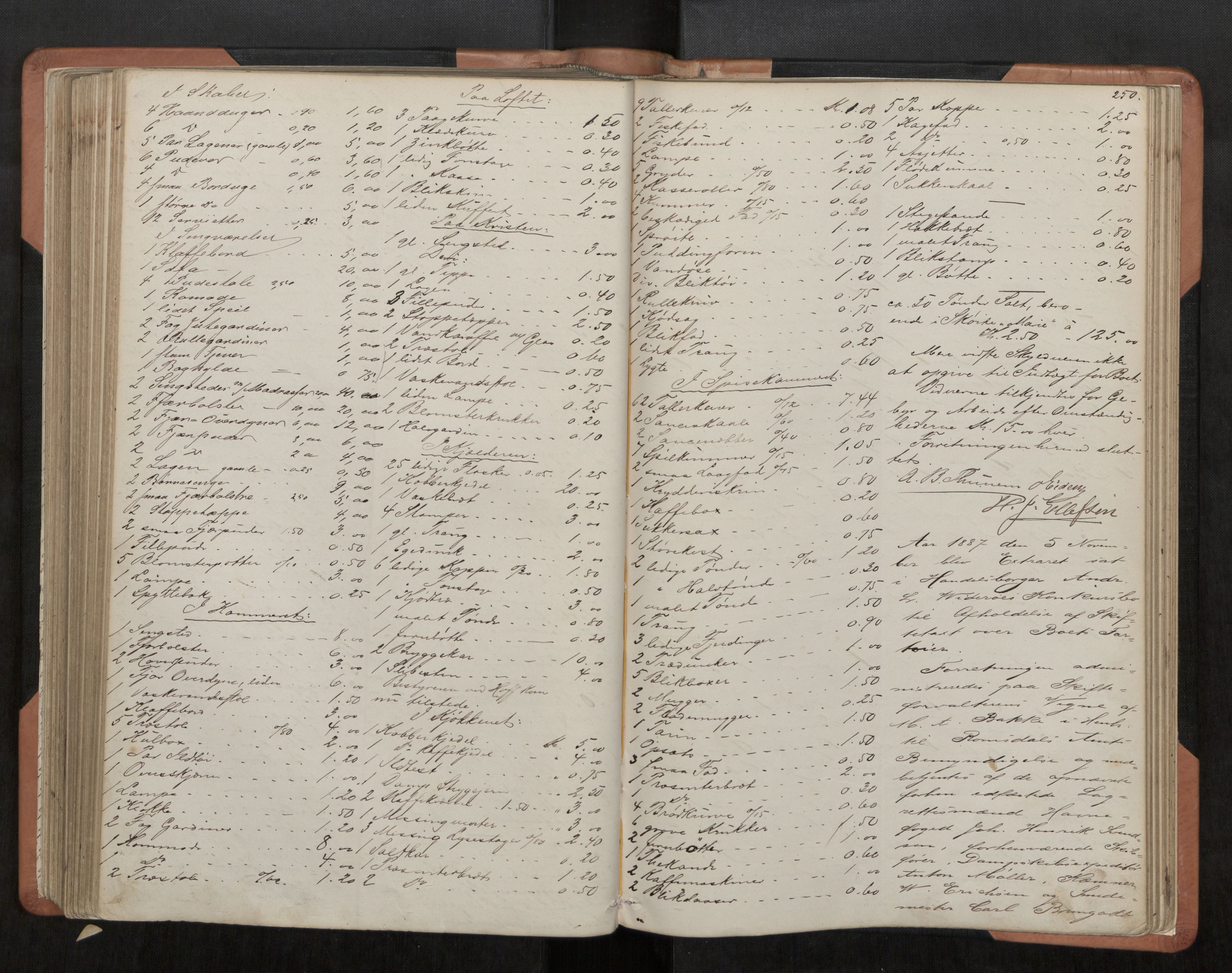 Ålesund byfogd, AV/SAT-A-4384/0001/03/03C/L0003: Registreringsprotokoll, 1876-1892, s. 250