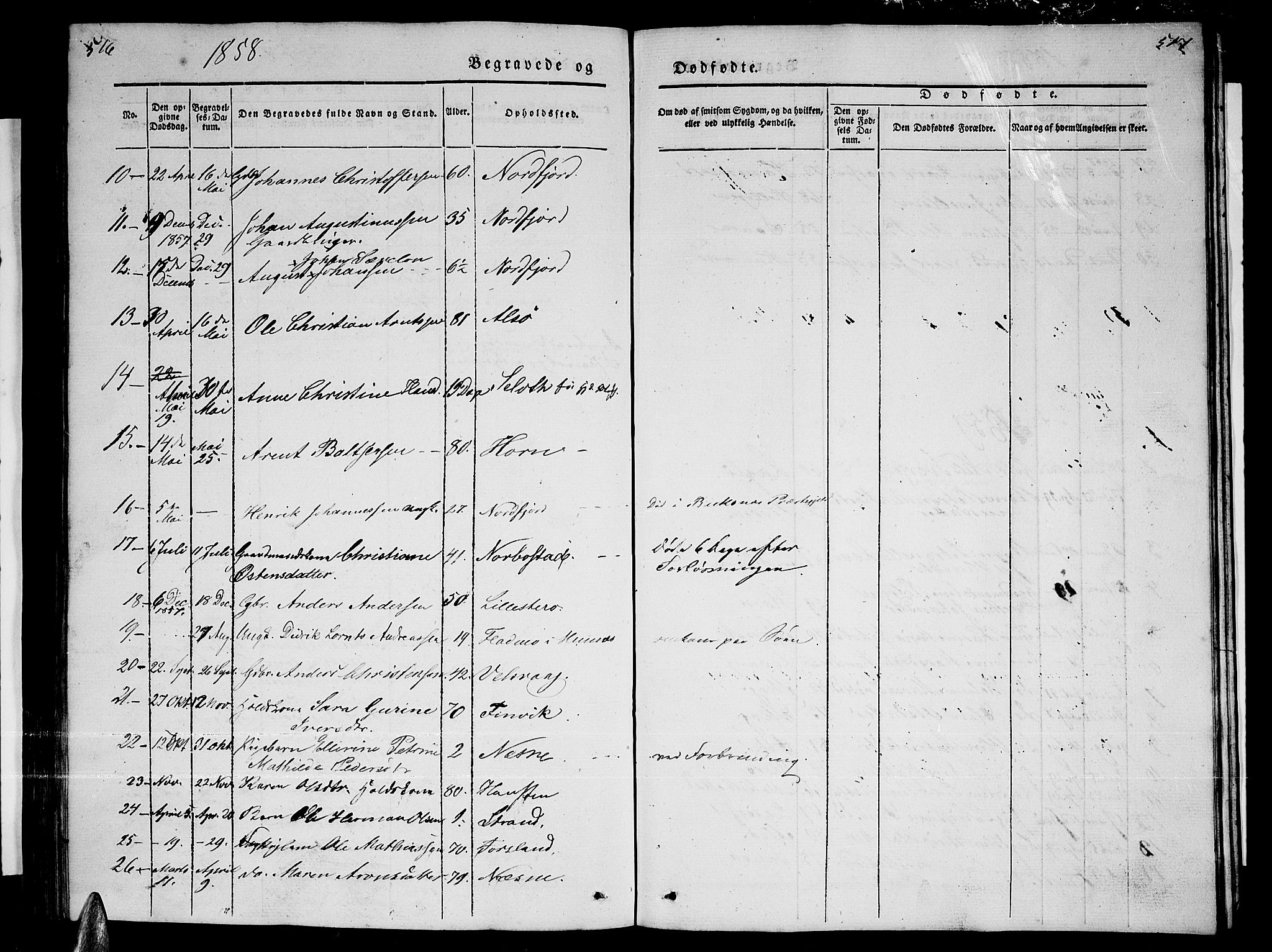 Ministerialprotokoller, klokkerbøker og fødselsregistre - Nordland, AV/SAT-A-1459/838/L0555: Klokkerbok nr. 838C02, 1842-1861, s. 516-517