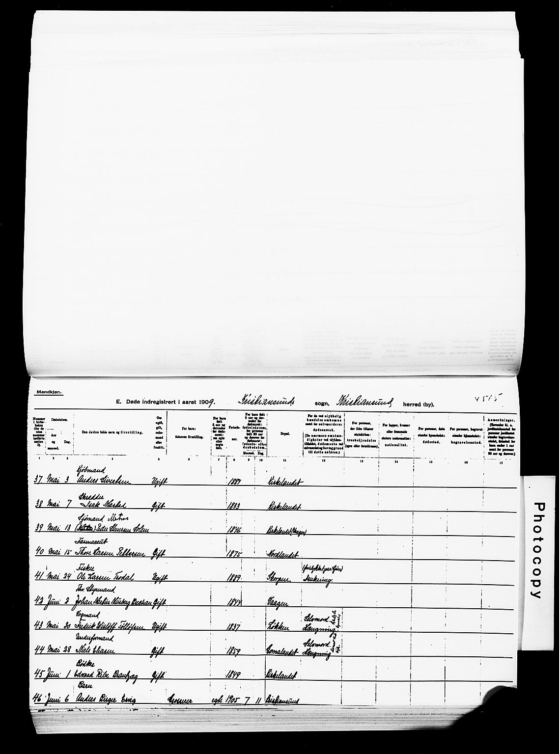 Ministerialprotokoller, klokkerbøker og fødselsregistre - Møre og Romsdal, AV/SAT-A-1454/572/L0860: Ministerialbok nr. 572D04, 1903-1916