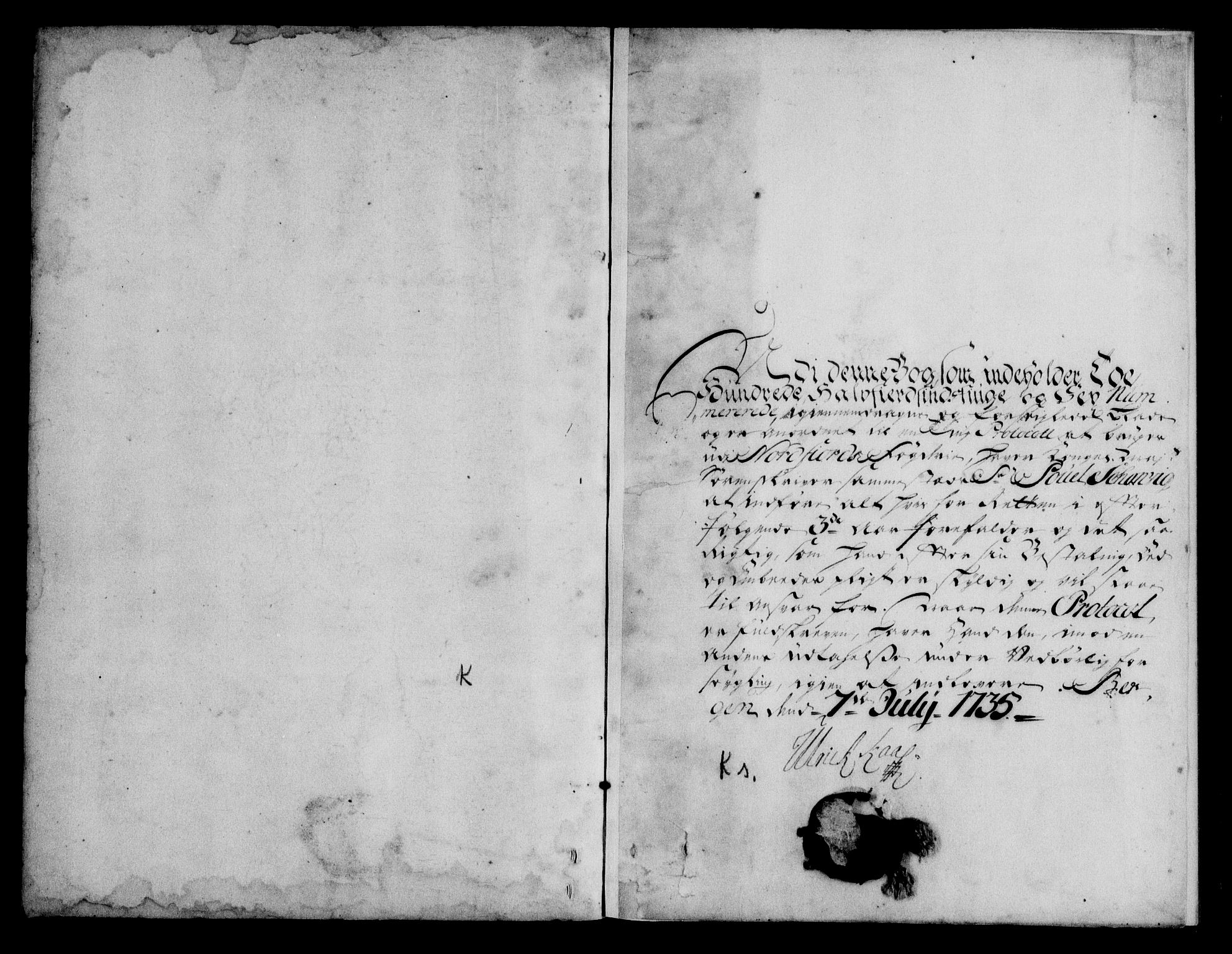 Nordfjord sorenskriveri, SAB/A-2801/01/01a/L0027: Tingbøker (justisprotokoller), 1735-1738