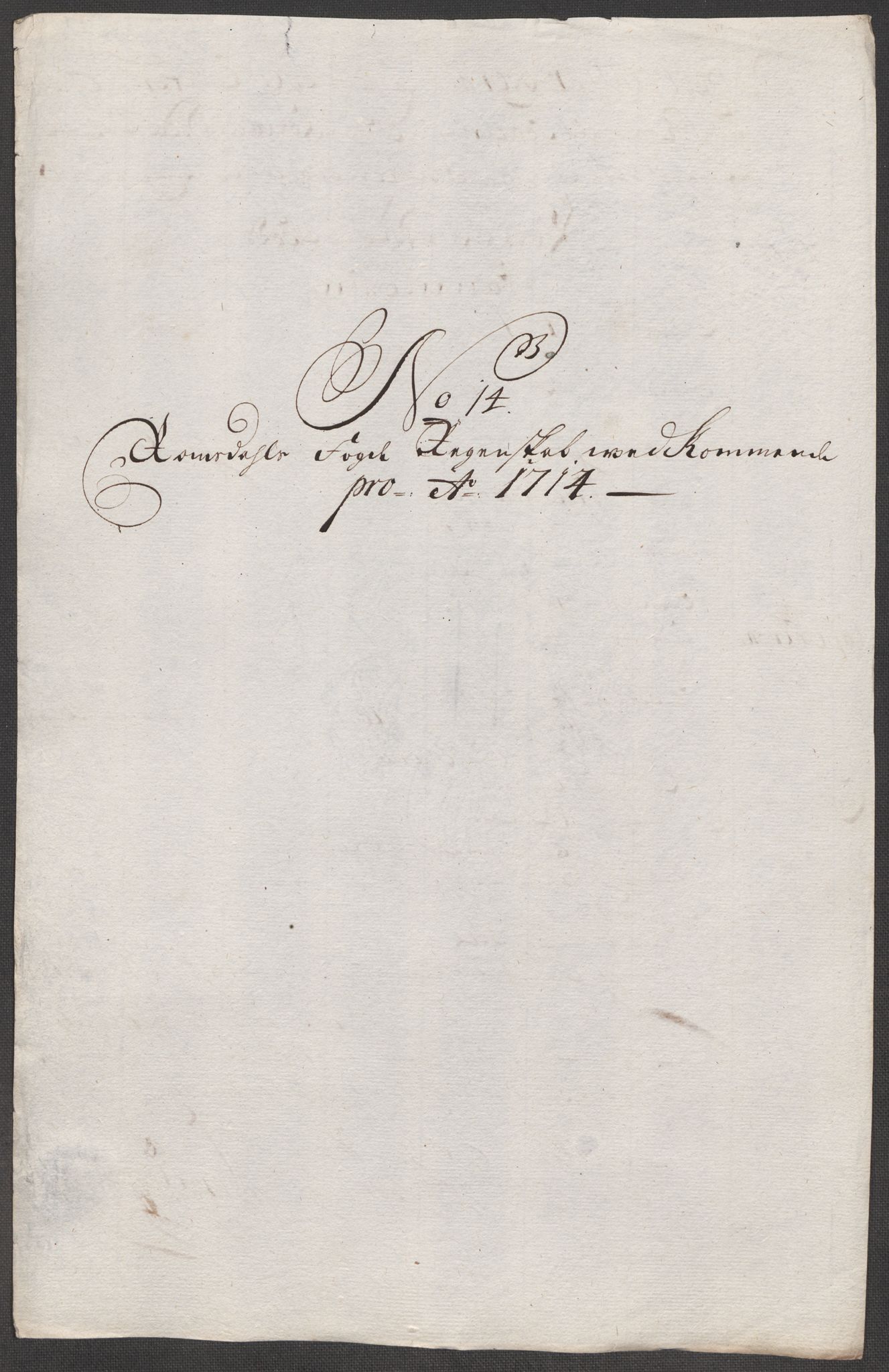 Rentekammeret inntil 1814, Reviderte regnskaper, Fogderegnskap, RA/EA-4092/R55/L3662: Fogderegnskap Romsdal, 1713-1714, s. 392