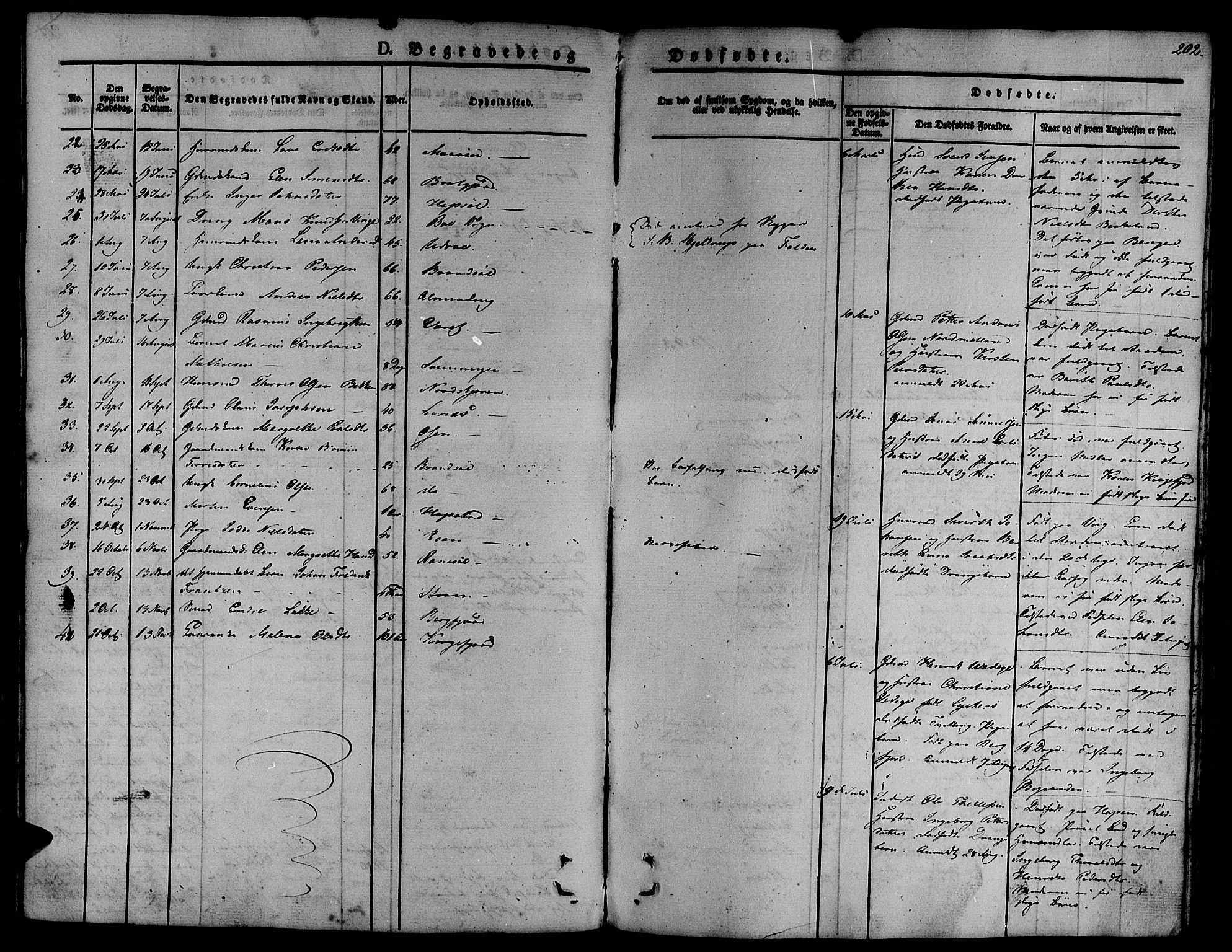 Ministerialprotokoller, klokkerbøker og fødselsregistre - Sør-Trøndelag, SAT/A-1456/657/L0703: Ministerialbok nr. 657A04, 1831-1846, s. 202