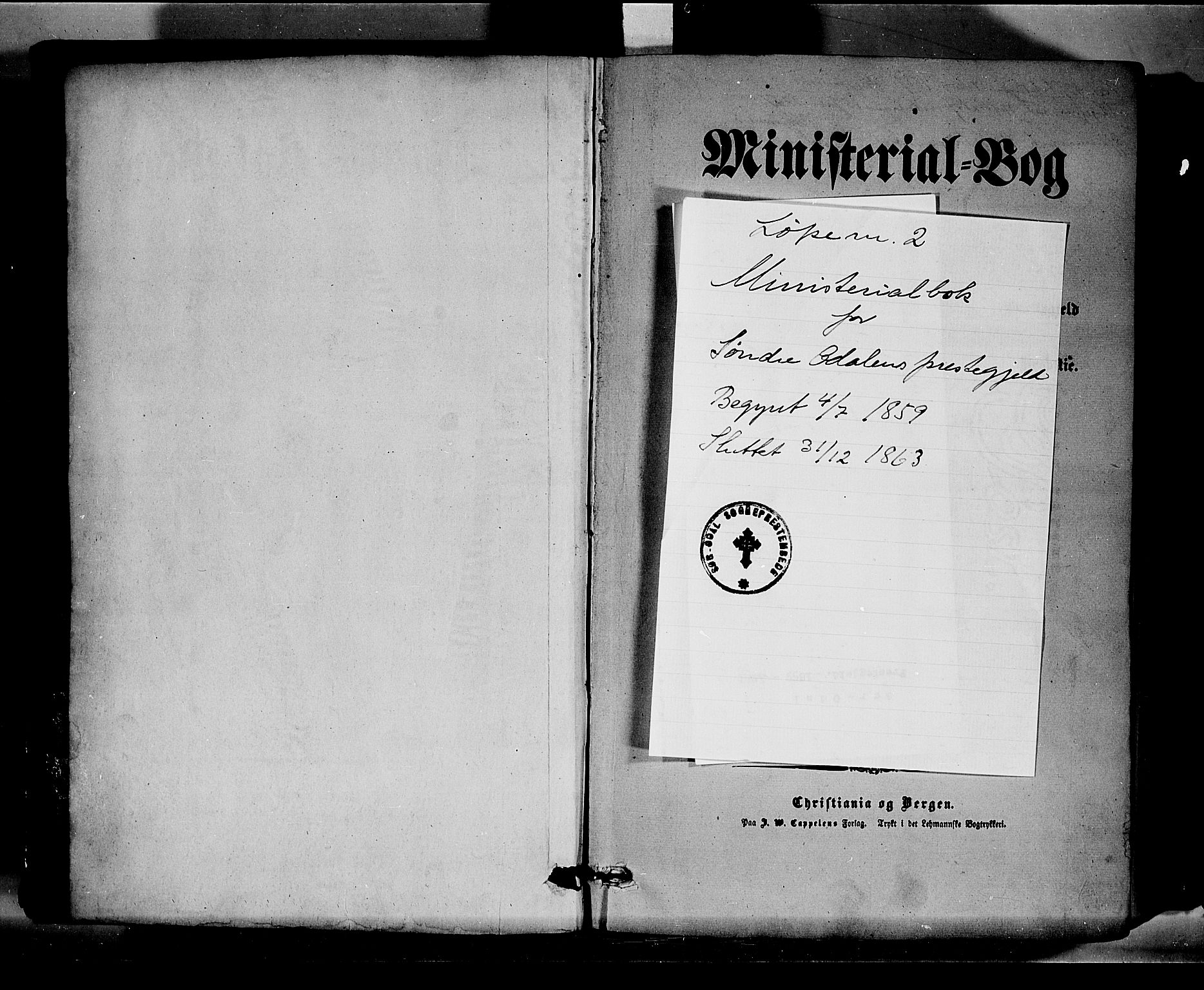 Sør-Odal prestekontor, AV/SAH-PREST-030/H/Ha/Haa/L0002: Ministerialbok nr. 2, 1859-1863