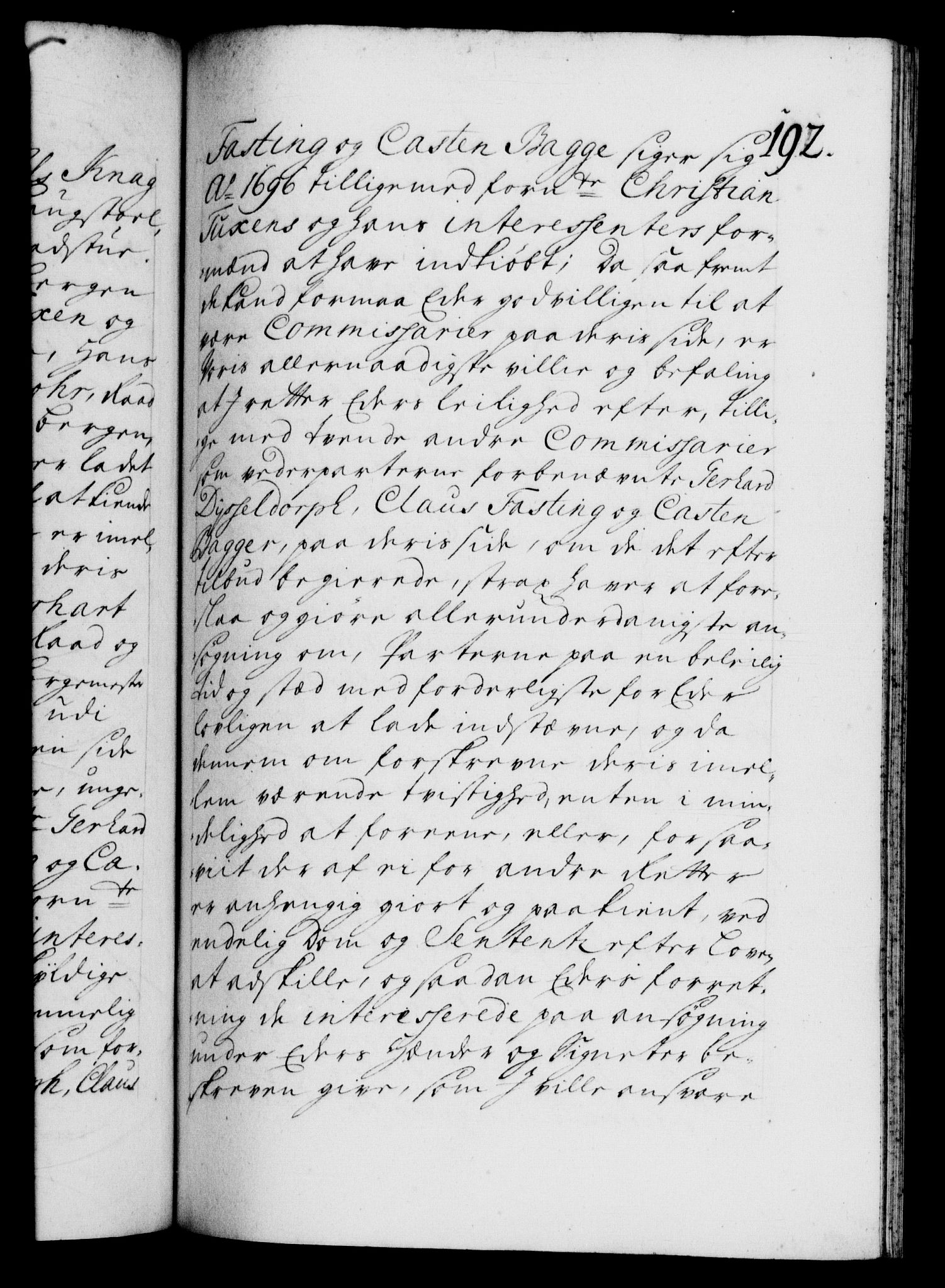 Danske Kanselli 1572-1799, AV/RA-EA-3023/F/Fc/Fca/Fcab/L0019: Norske tegnelser, 1710-1714, s. 192a