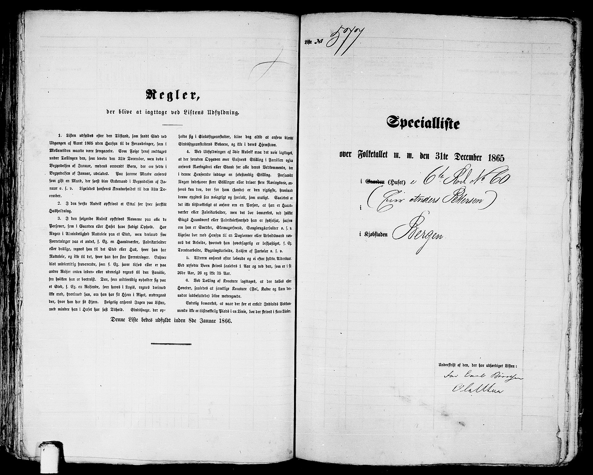 RA, Folketelling 1865 for 1301 Bergen kjøpstad, 1865, s. 1218