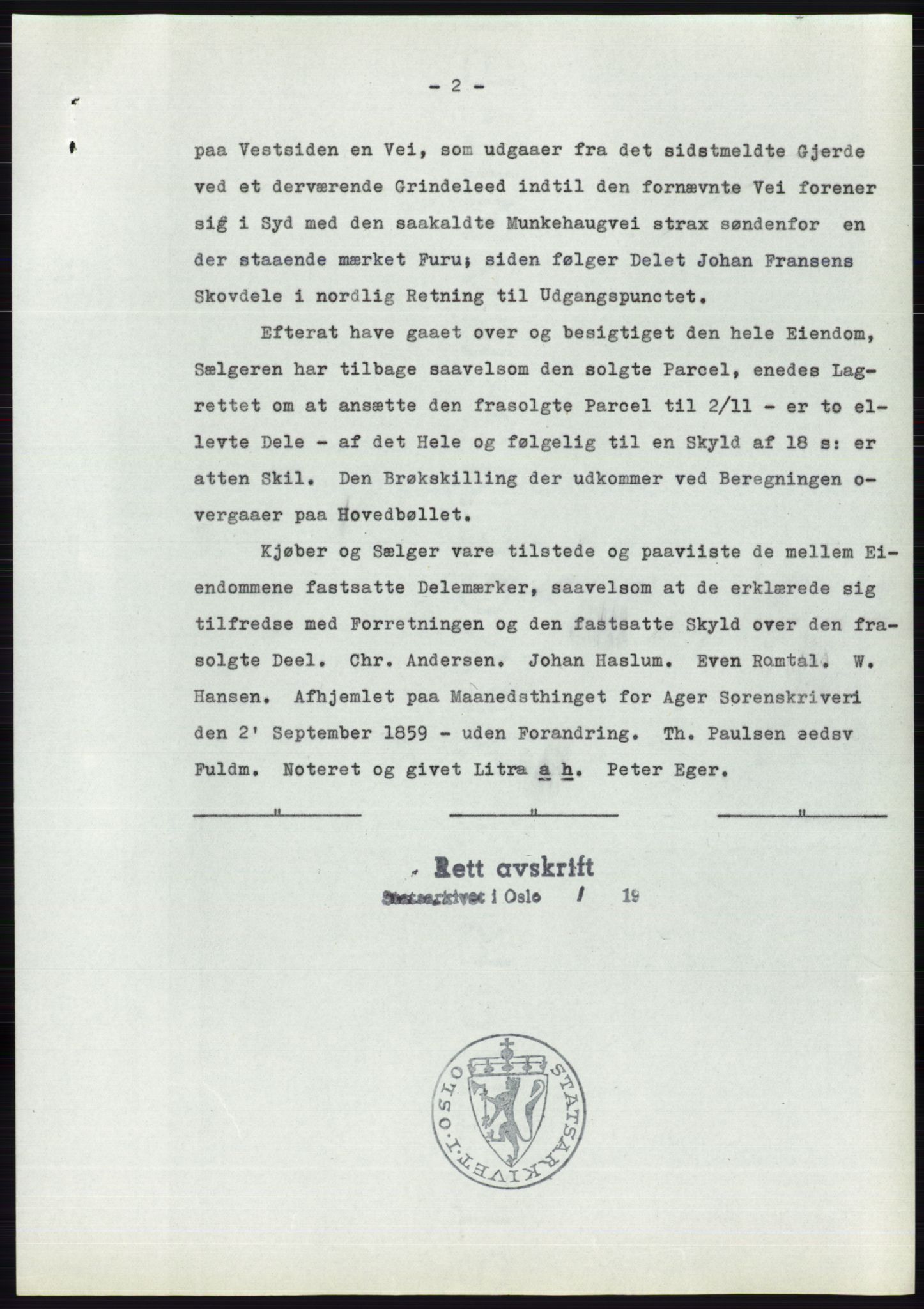 Statsarkivet i Oslo, AV/SAO-A-10621/Z/Zd/L0009: Avskrifter, j.nr 1102-1439/1958 og 2-741/1959, 1958-1959, s. 156