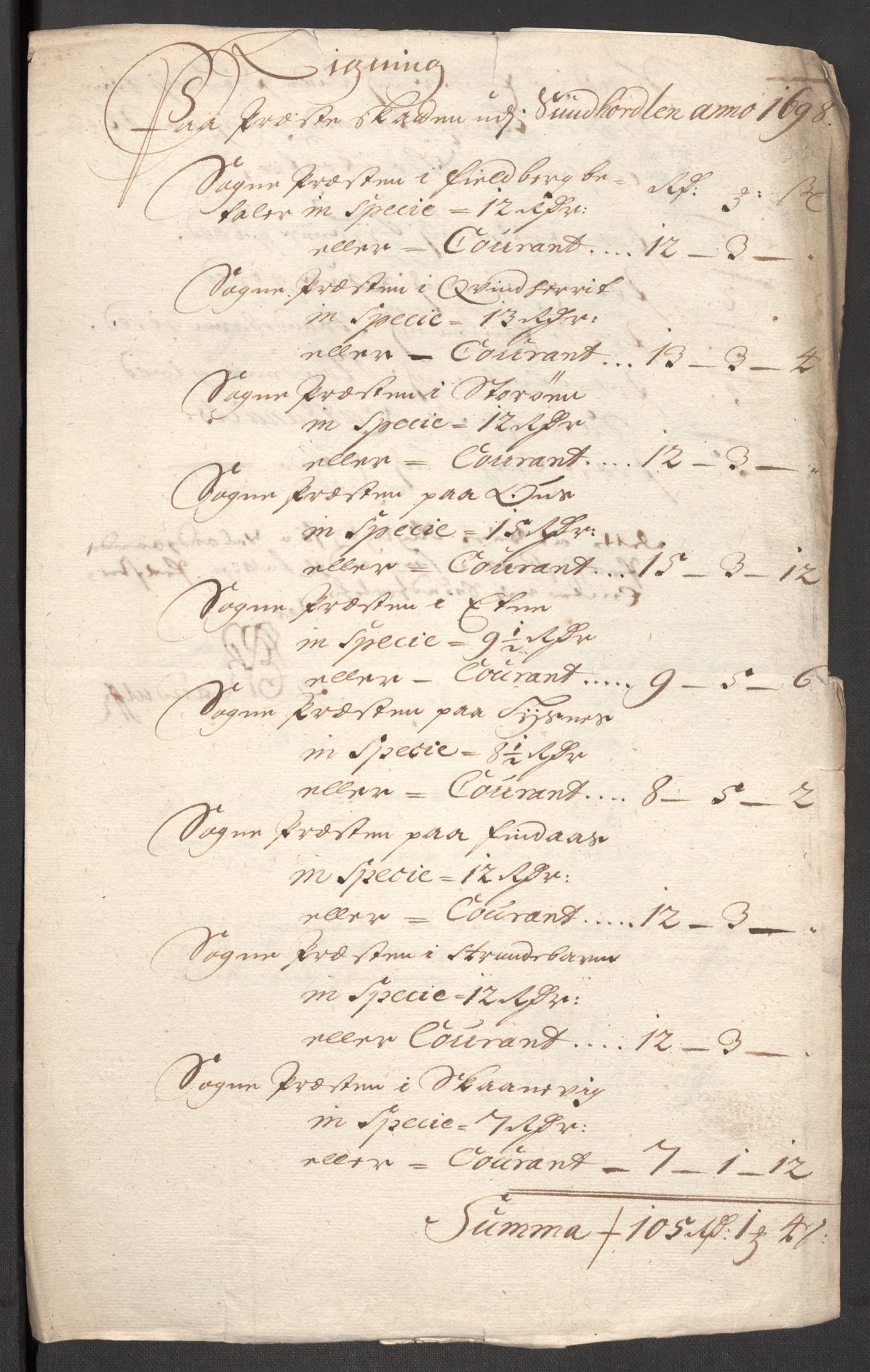 Rentekammeret inntil 1814, Reviderte regnskaper, Fogderegnskap, RA/EA-4092/R48/L2977: Fogderegnskap Sunnhordland og Hardanger, 1697-1698, s. 342