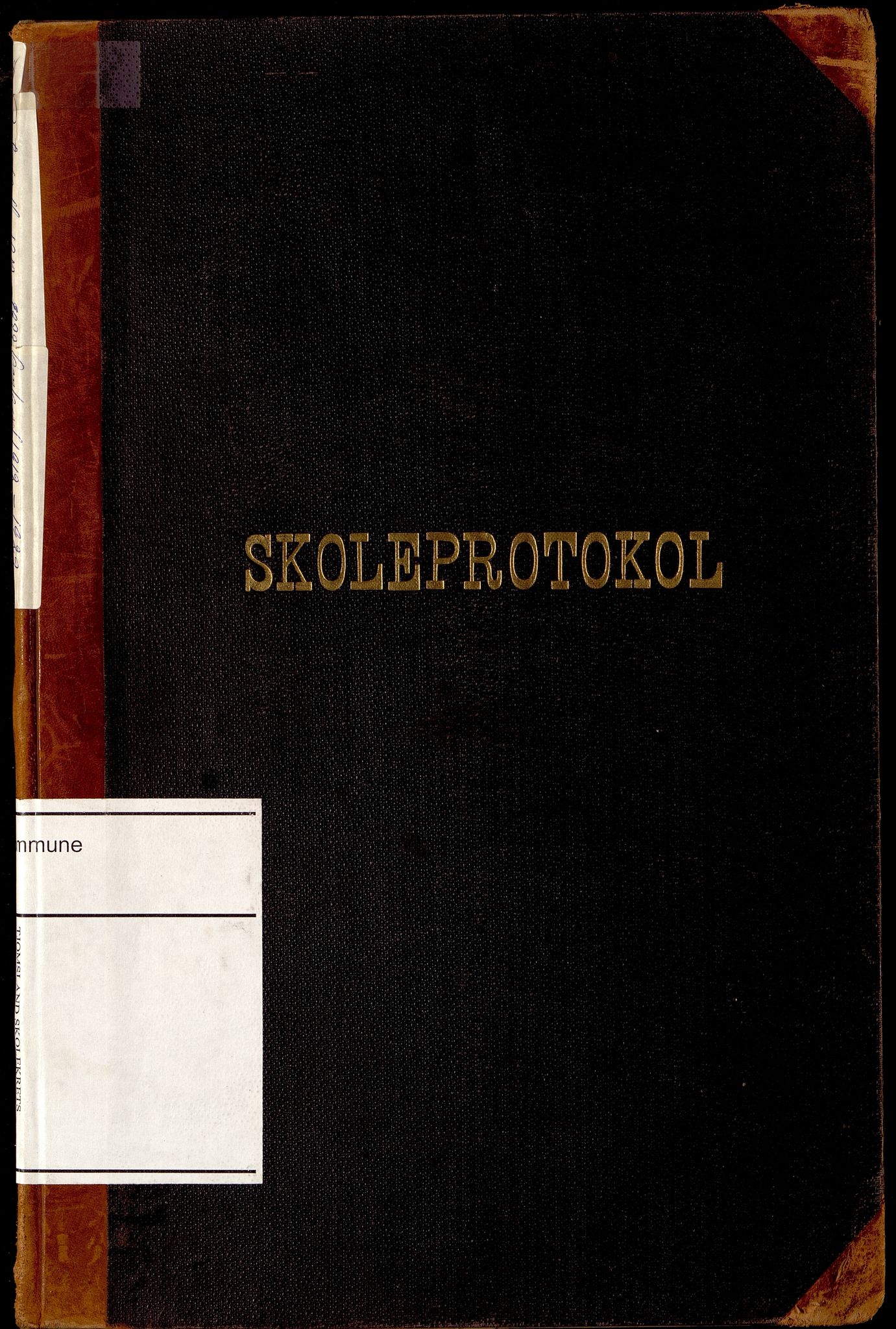 Lyngdal kommune - Tjomsland Skolekrets, ARKSOR/1032LG553/H/L0004: Skoleprotokoll (d), 1912-1922