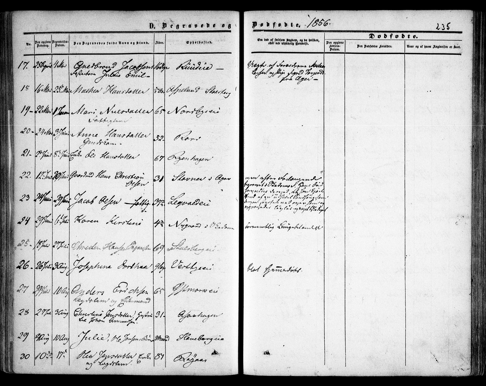 Skedsmo prestekontor Kirkebøker, AV/SAO-A-10033a/F/Fa/L0010: Ministerialbok nr. I 10, 1854-1865, s. 235