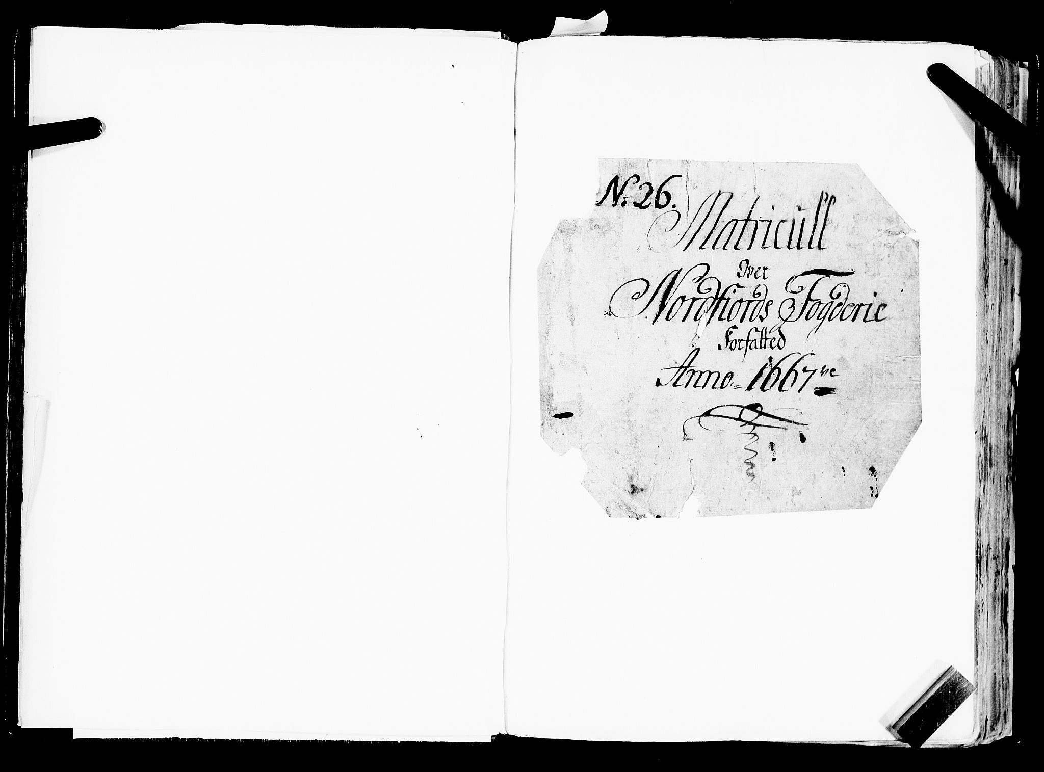Rentekammeret inntil 1814, Realistisk ordnet avdeling, AV/RA-EA-4070/N/Nb/Nba/L0044: Nordfjord fogderi, 1667