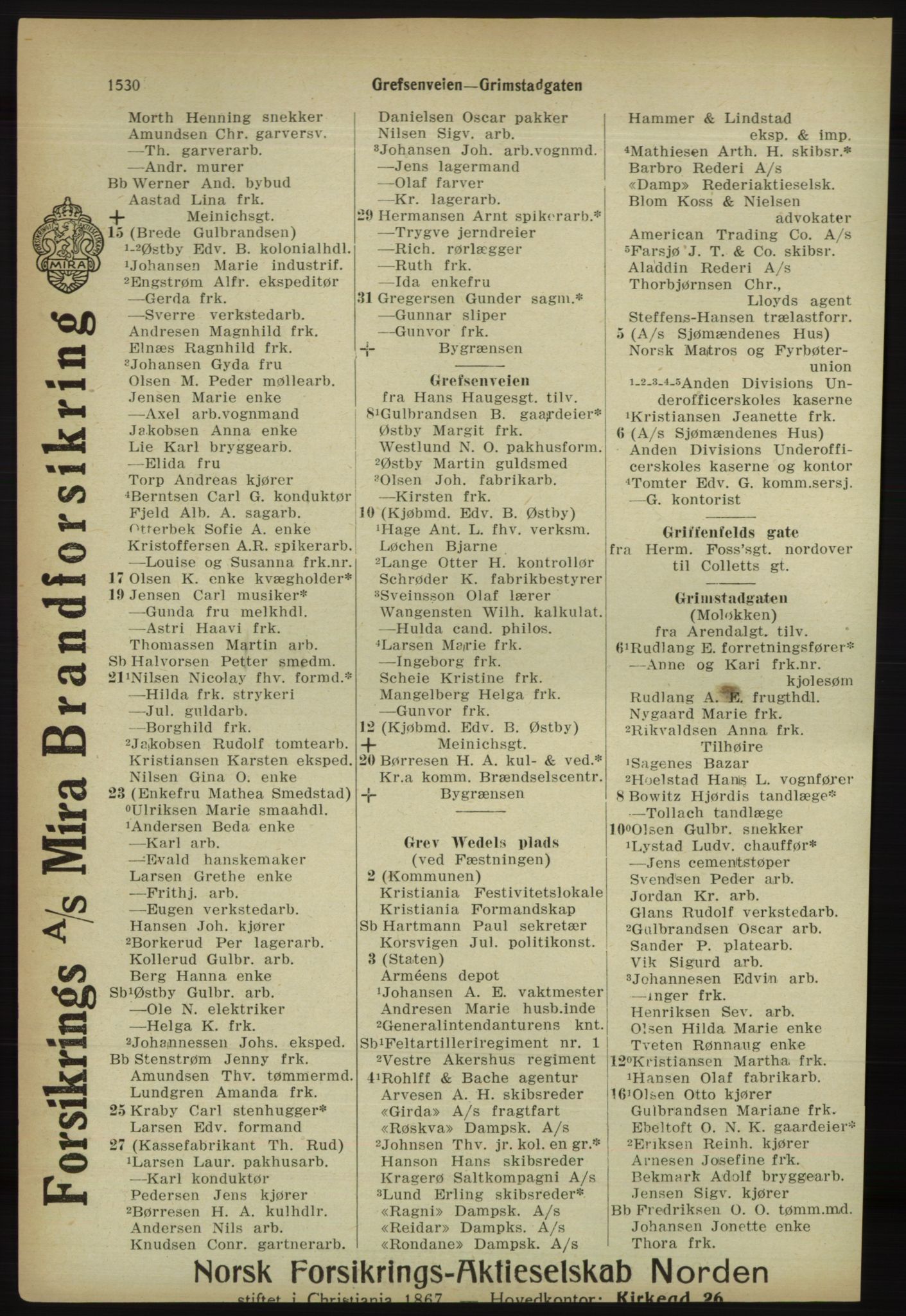 Kristiania/Oslo adressebok, PUBL/-, 1918, s. 1683