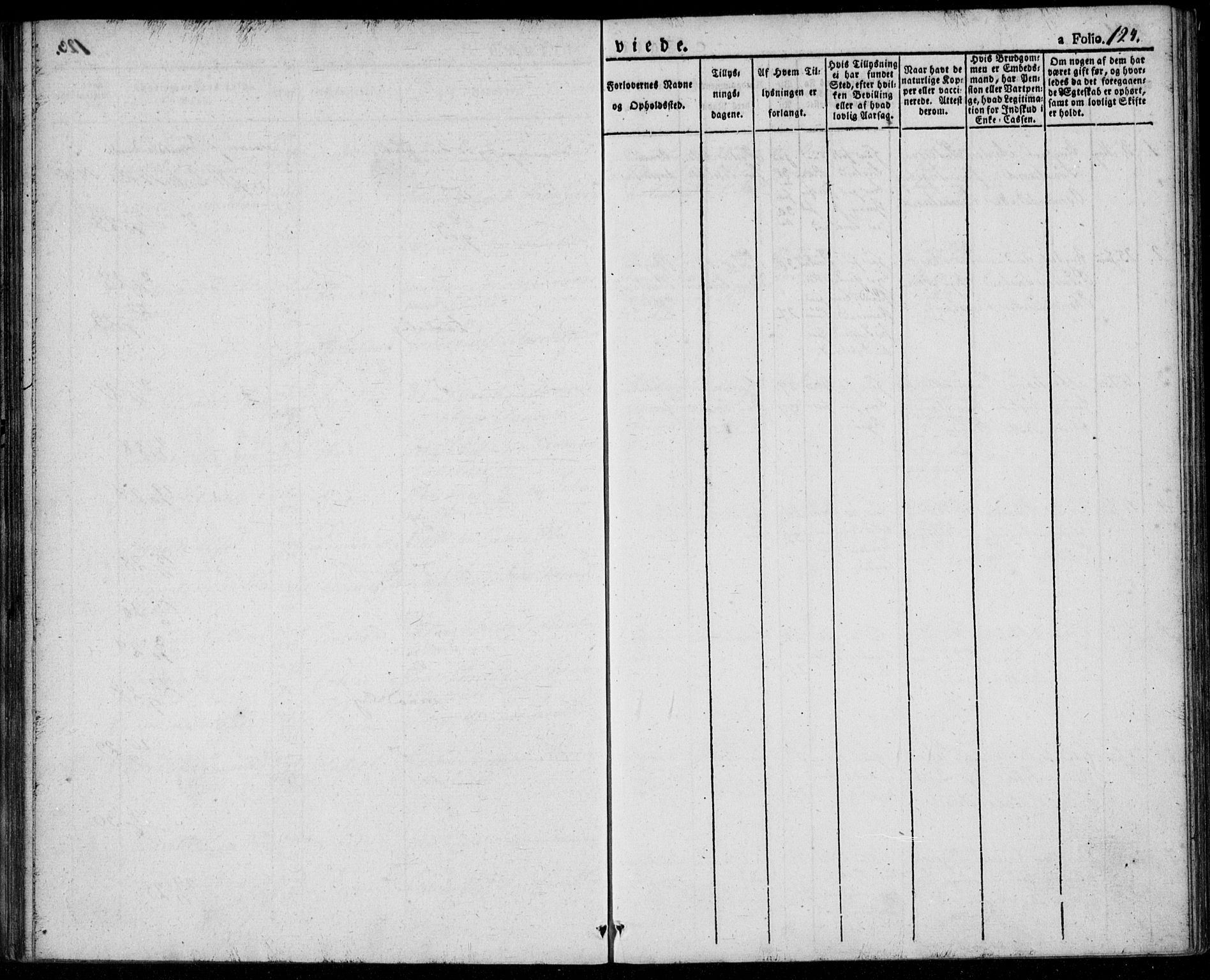 Tveit sokneprestkontor, AV/SAK-1111-0043/F/Fa/L0003: Ministerialbok nr. A 3, 1829-1852, s. 124