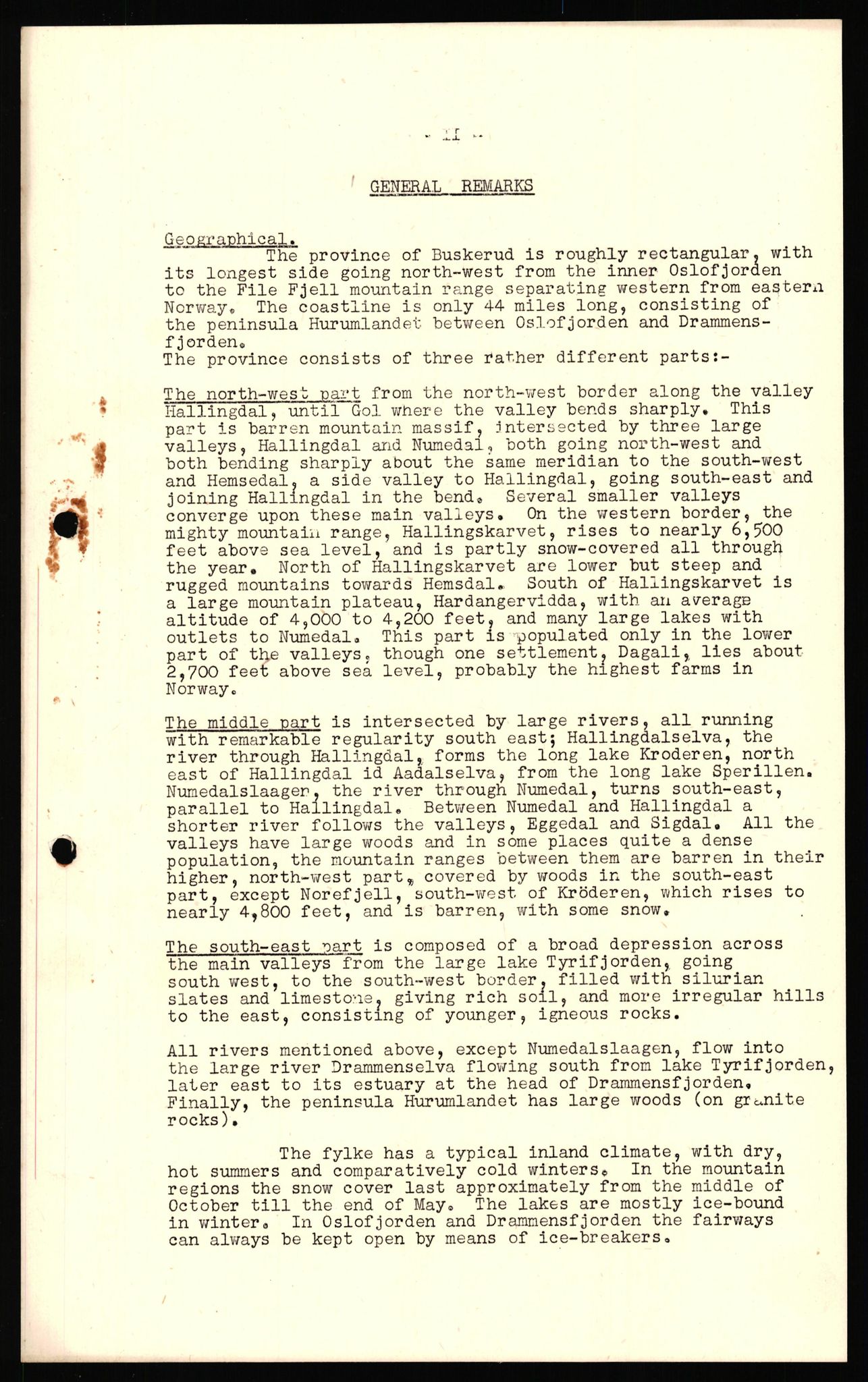 Forsvaret, Forsvarets overkommando II, AV/RA-RAFA-3915/D/Dd/L0003: Buskerud, 1943-1945, s. 4
